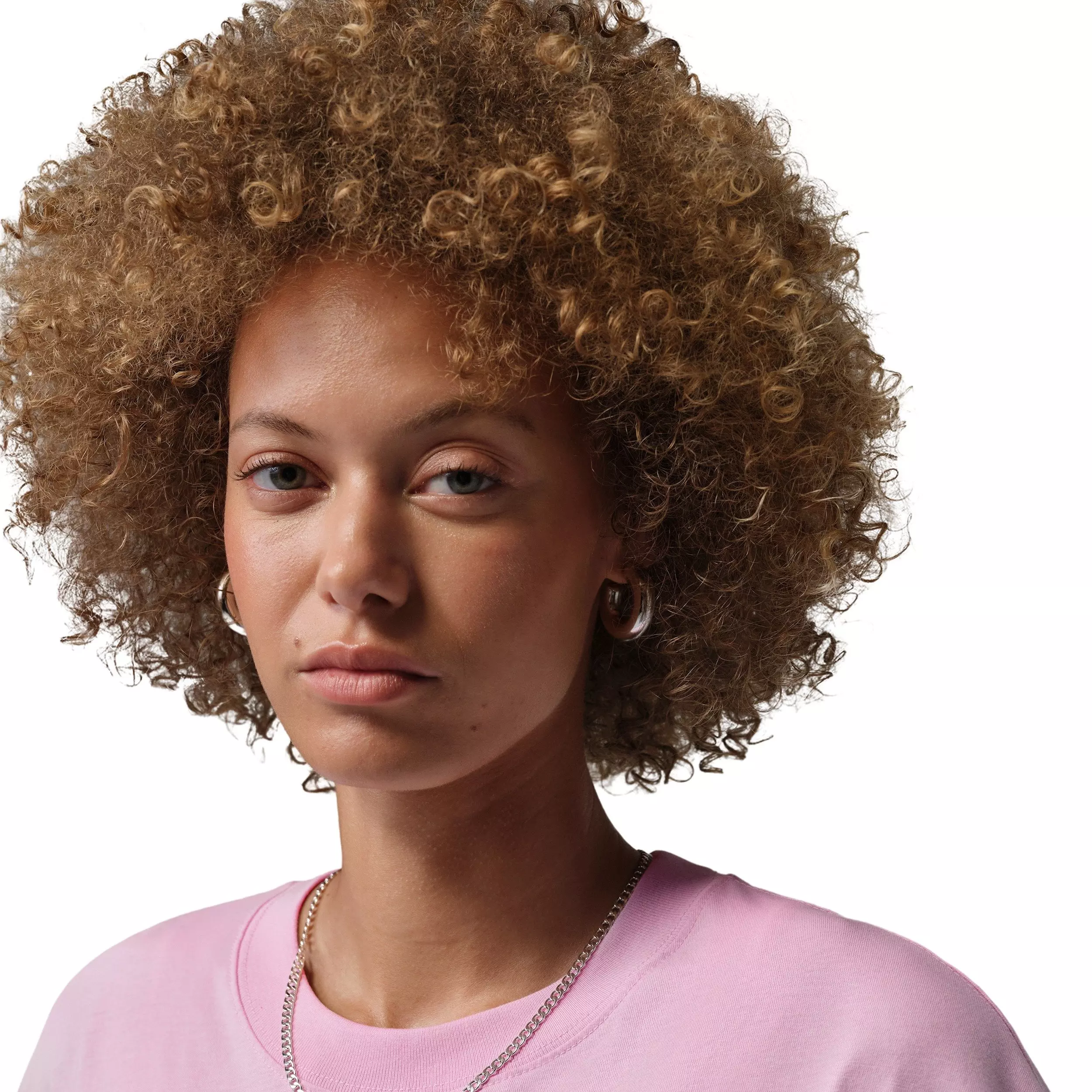 Jordan Women's Brooklyn Girlfriend T-Shirt - LT PINK