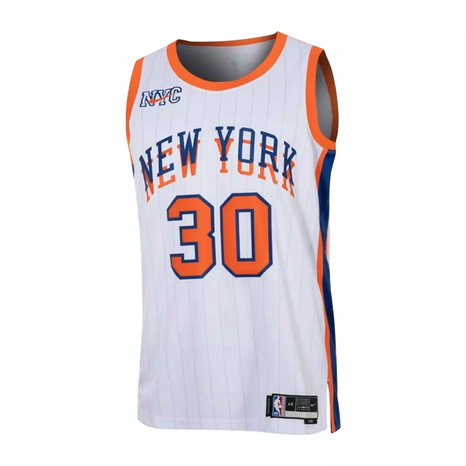 Nike Men's Dri-FIT Julius Randle New York Knicks 2024/25 City Edition NBA Swingman Jersey -White - WHITE