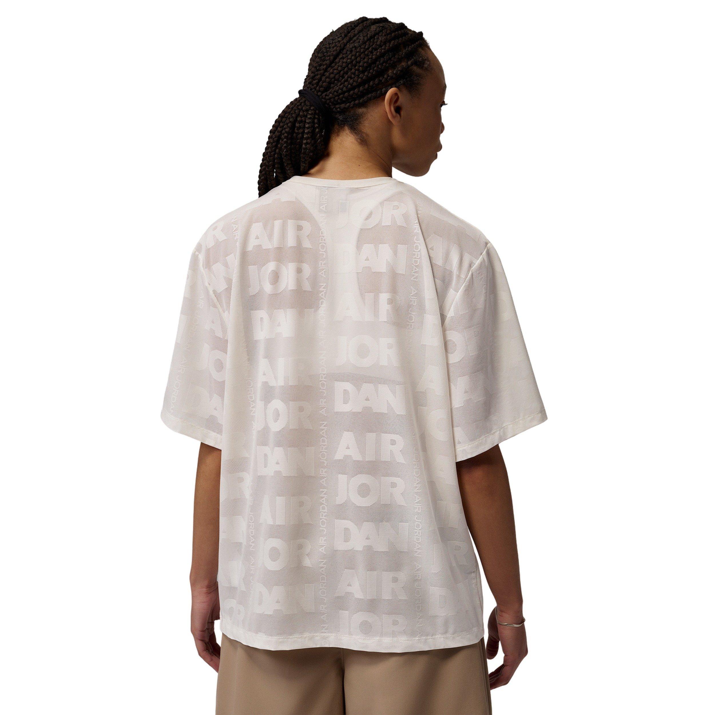 Jordan Women's Flight Open Knit Tee - IVORY Thumbnail View 2