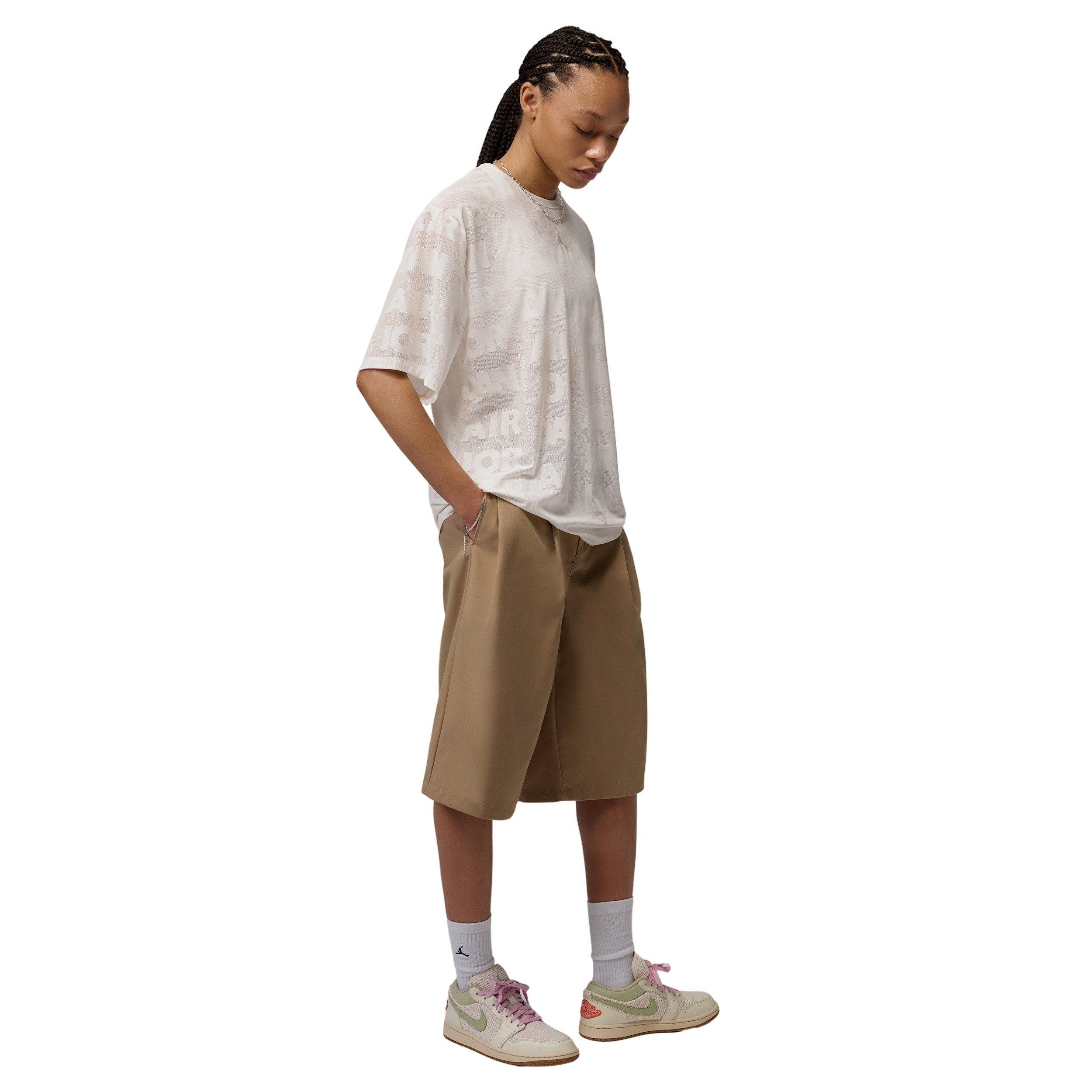 Jordan Women's Flight Open Knit Tee - IVORY Thumbnail View 5