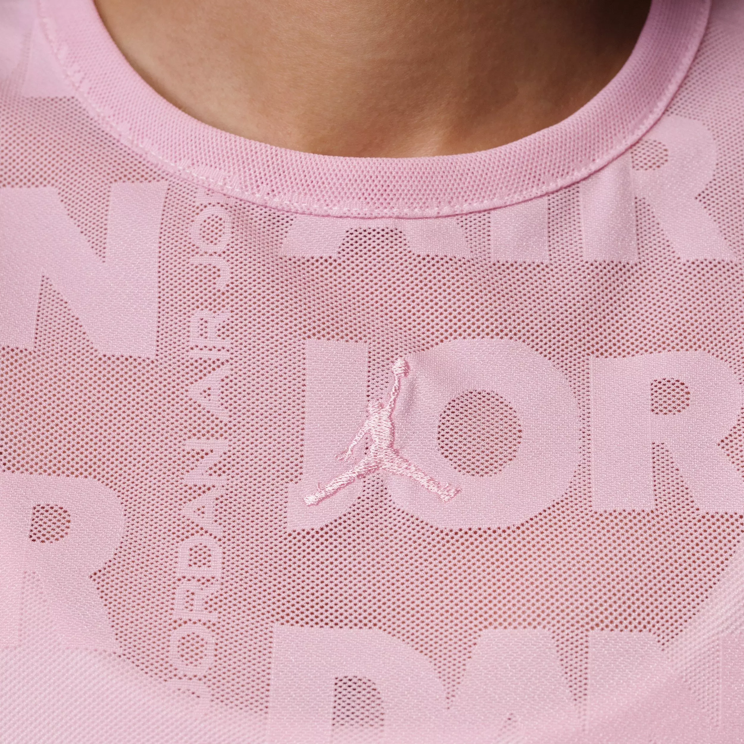 Jordan Women's Flight Open Knit Tee - LT PINK