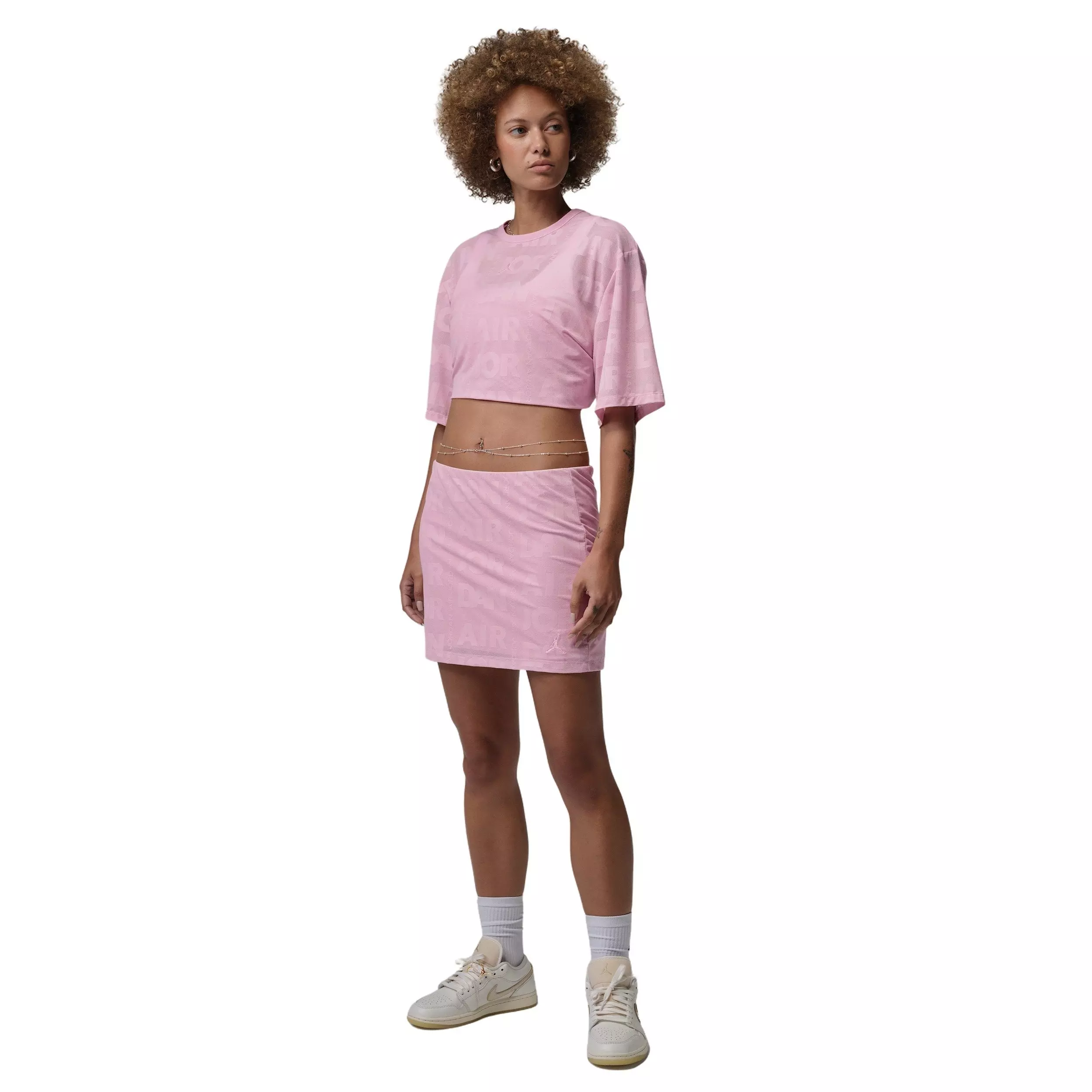 Jordan Women's Flight Open Knit Tee - LT PINK