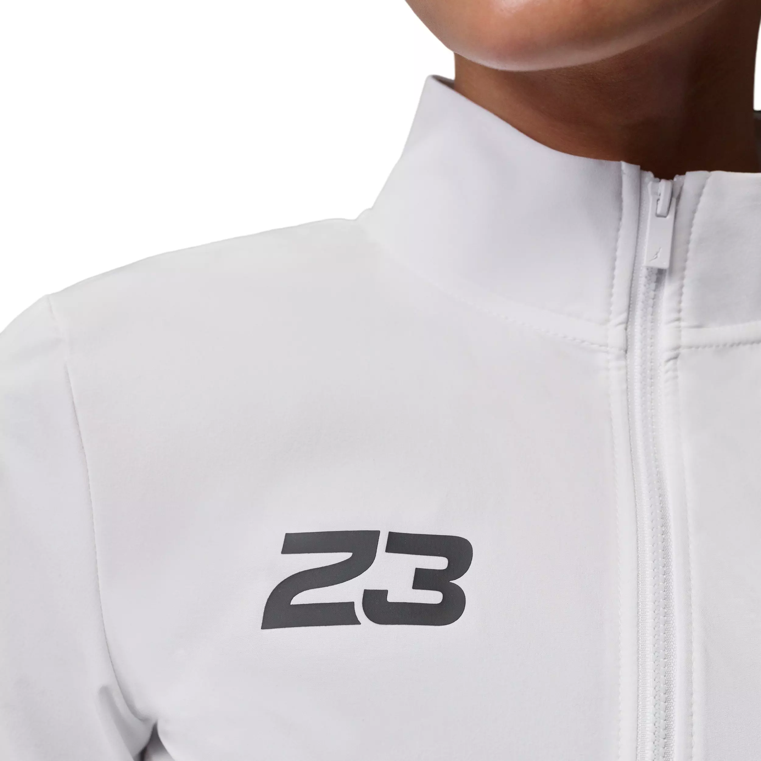 Jordan Women's Brooklyn Full-Zip Top - WHITE/BLACK