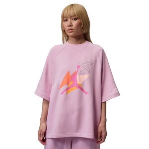 Jordan Women's Brooklyn Fleece French Terry Short Sleeve Tee