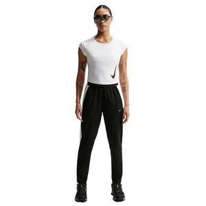 Nike Women's Tempo Swoosh Dri-FIT Cap-Sleeve Running Top - White/Black