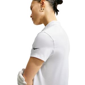 Nike Women's Dri-FIT UV NGC Short-Sleeve Polo - WHITE