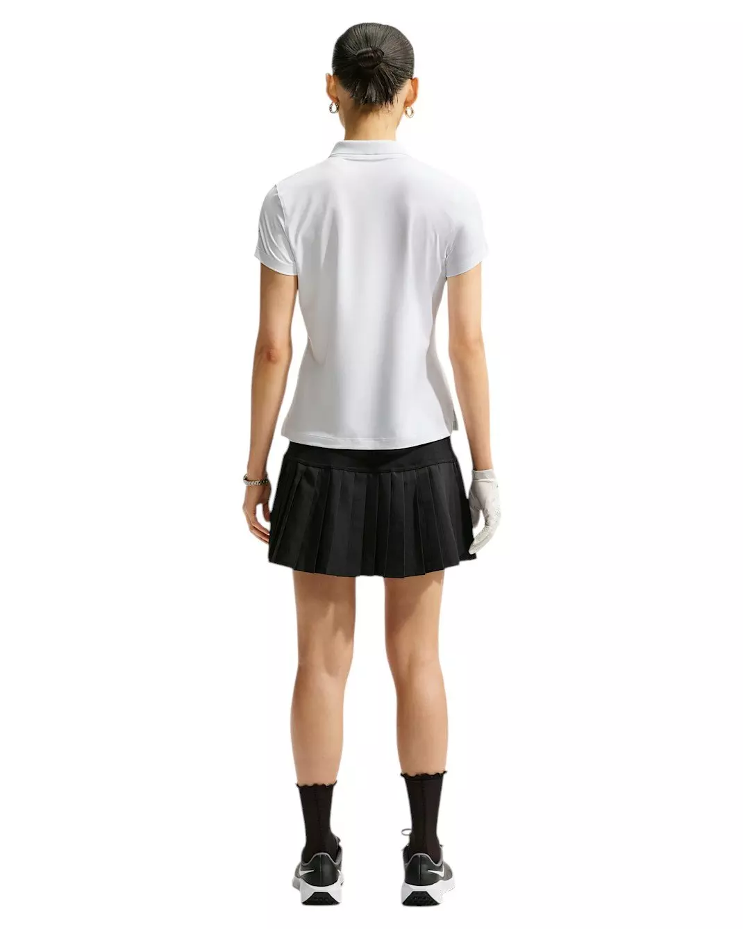 Nike Women's Dri-FIT UV NGC Short-Sleeve Polo - WHITE
