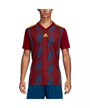 adidas Men's Striped 19 Burgundy Jersey adidas Men's Striped 19 Burgundy Jersey