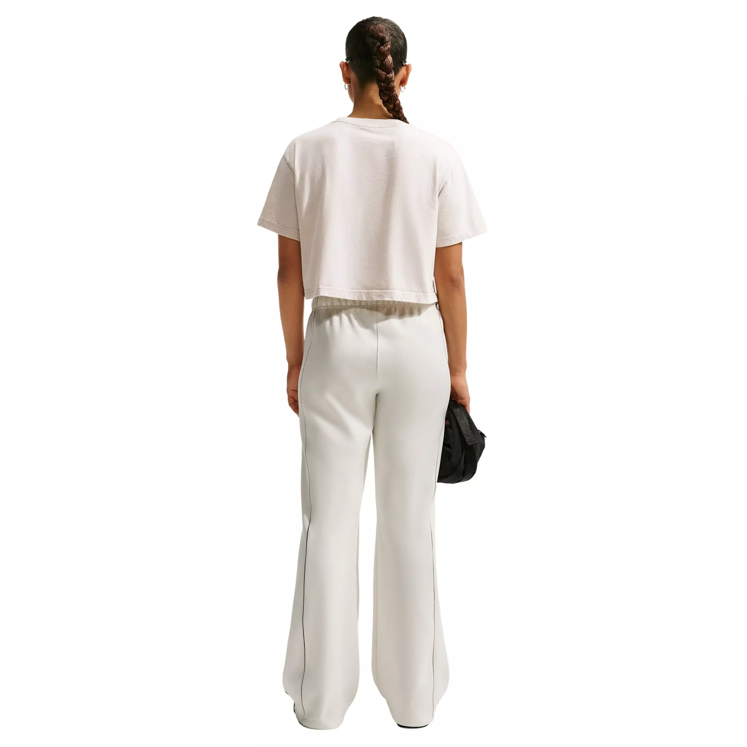 Nike Women's Photo Crop Basketball Tee - BONE
