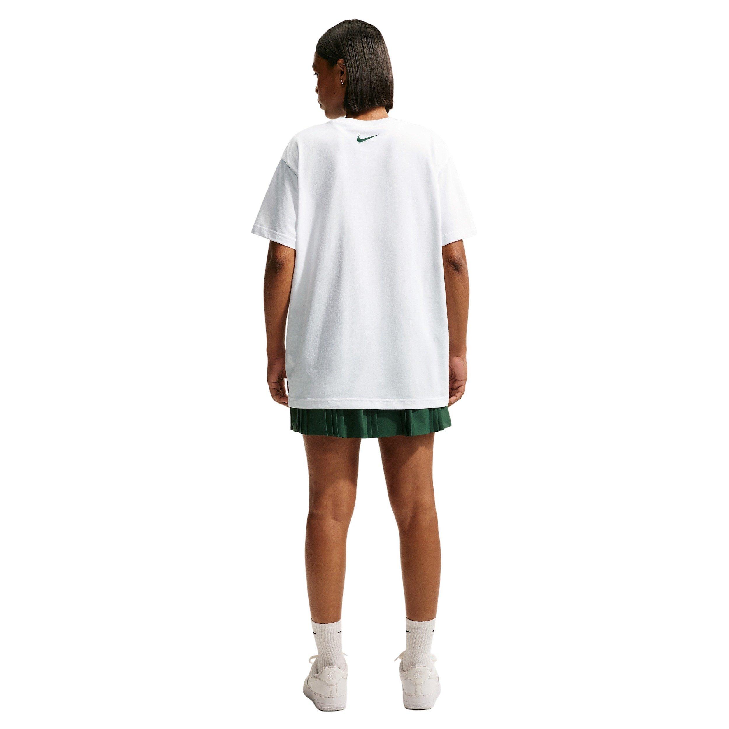 Nike Women's Oversized Flower Store Graphic T-Shirt - WHITE Thumbnail View 5