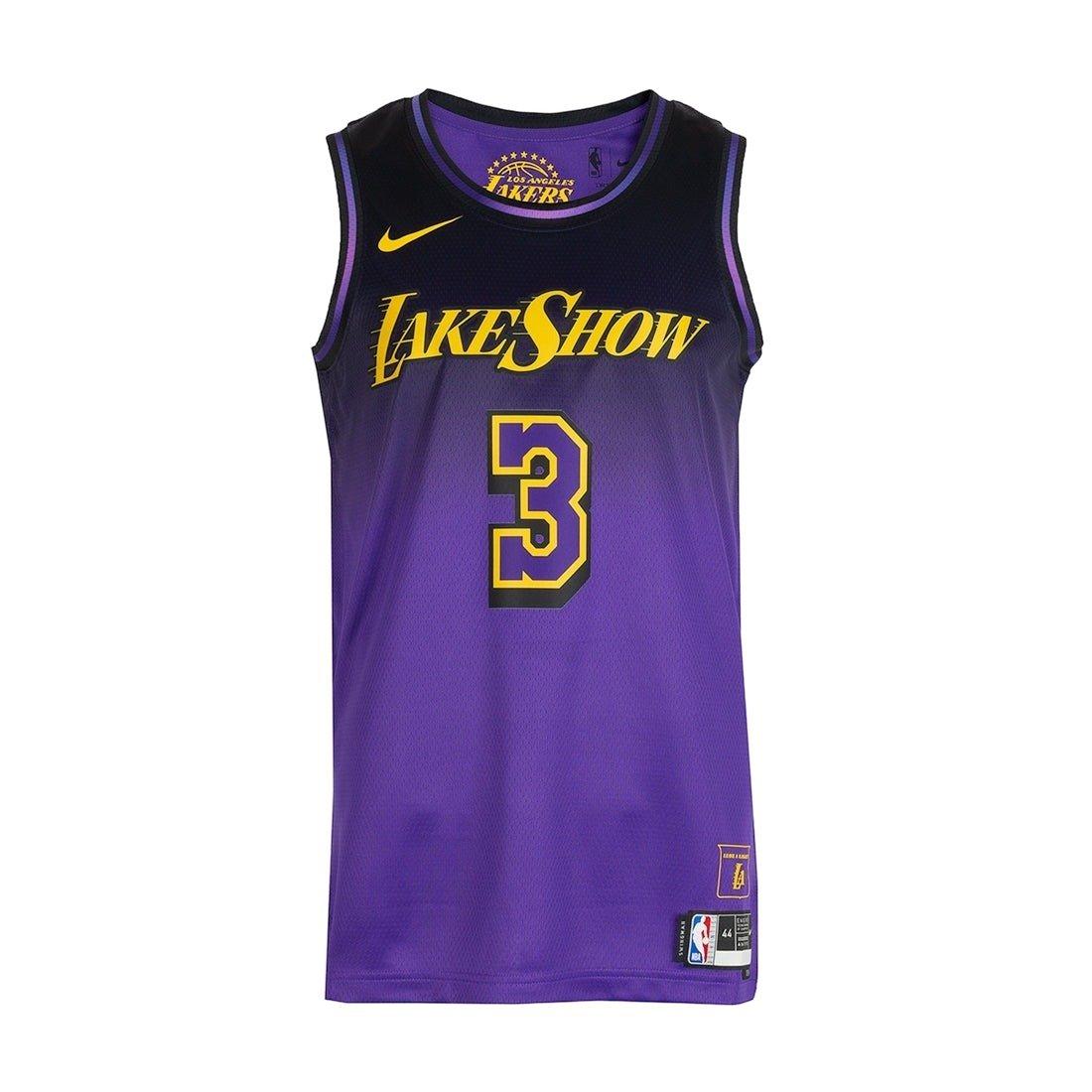Nike Los Angeles Lakers Davis ユニフォーム Anthony Davis Los Angeles Lakers Nike City Edition Swingman