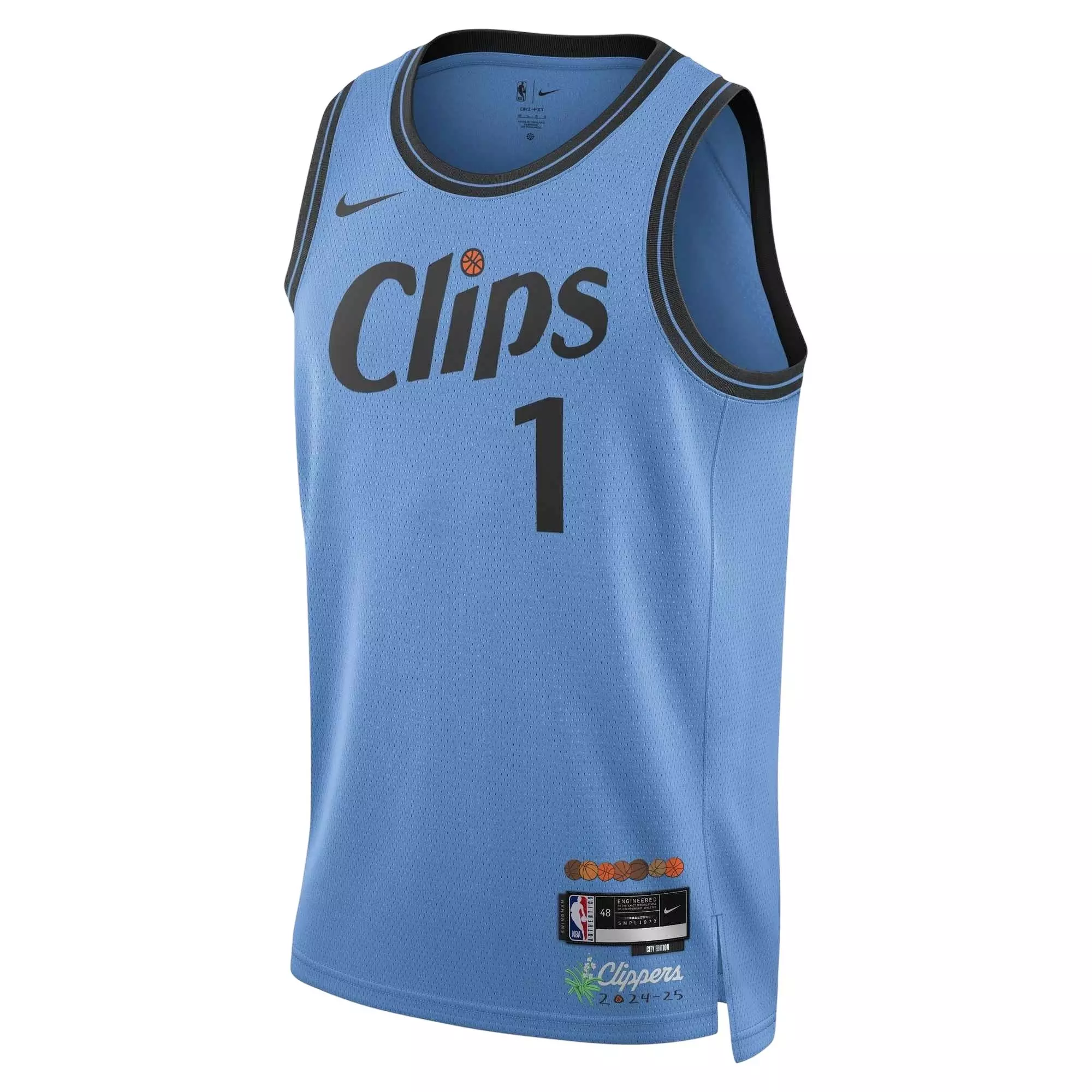 Nike Men's Dri-FIT James Harden TEAM 2024/25 City Edition NBA Swingman Jersey -Blue - BLUE