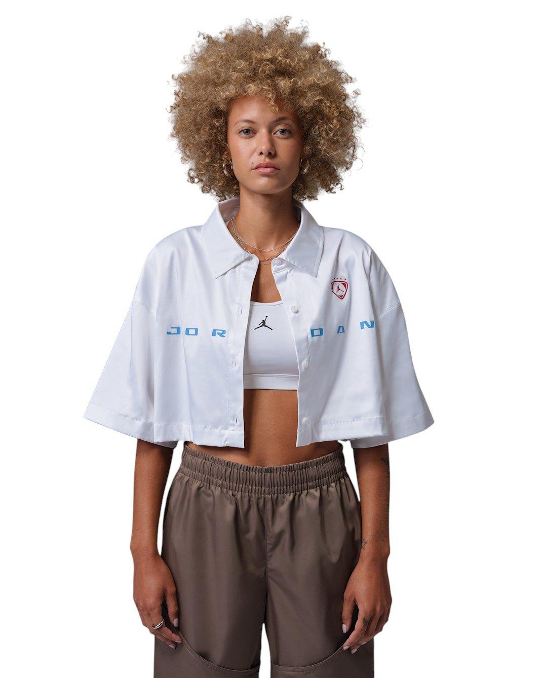 Jordan Women's Flight Woven Top - WHITE