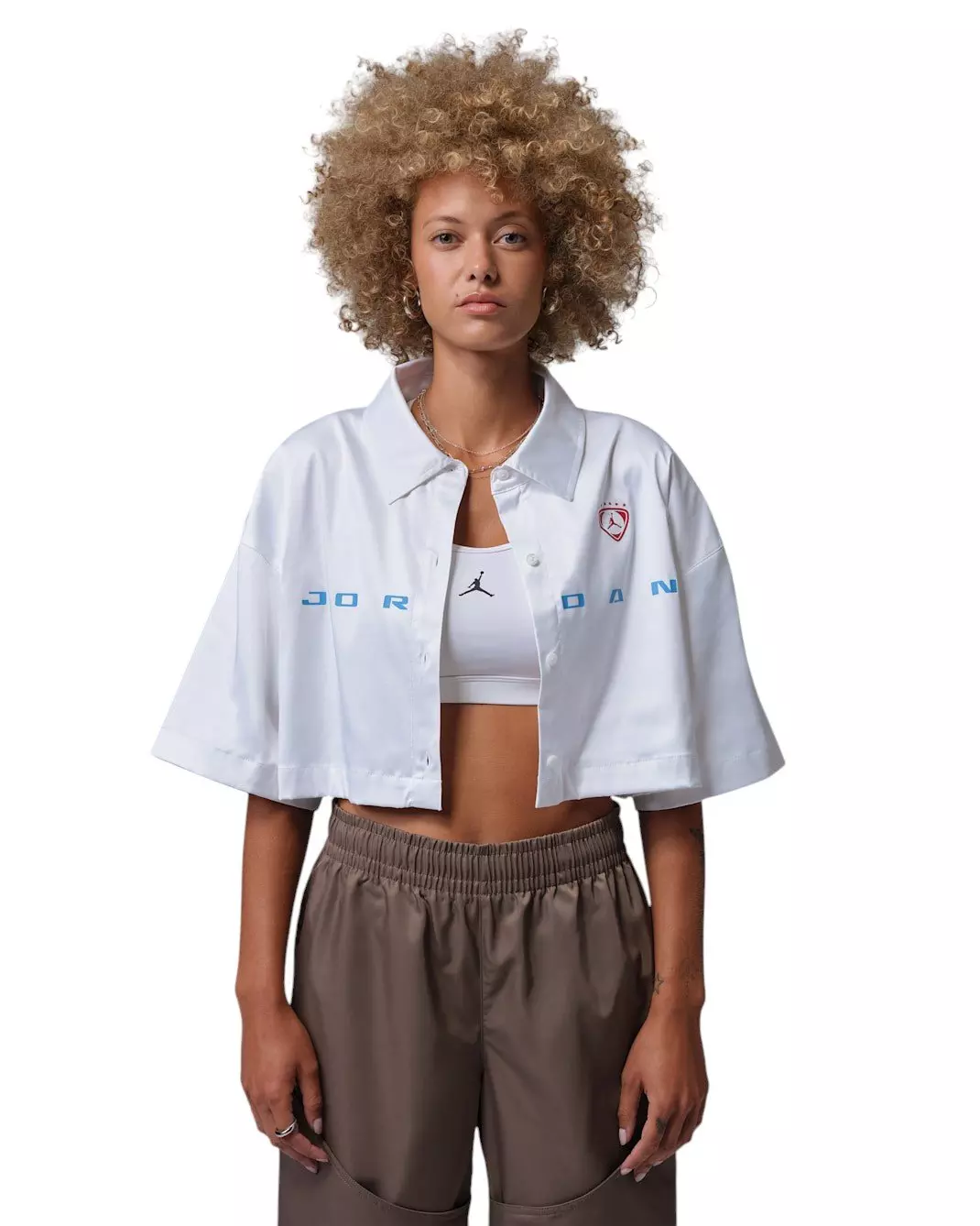 Jordan Women's Flight Woven Top - WHITE
