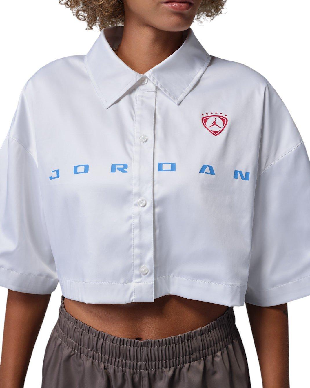 Jordan Women's Flight Woven Top - WHITE
