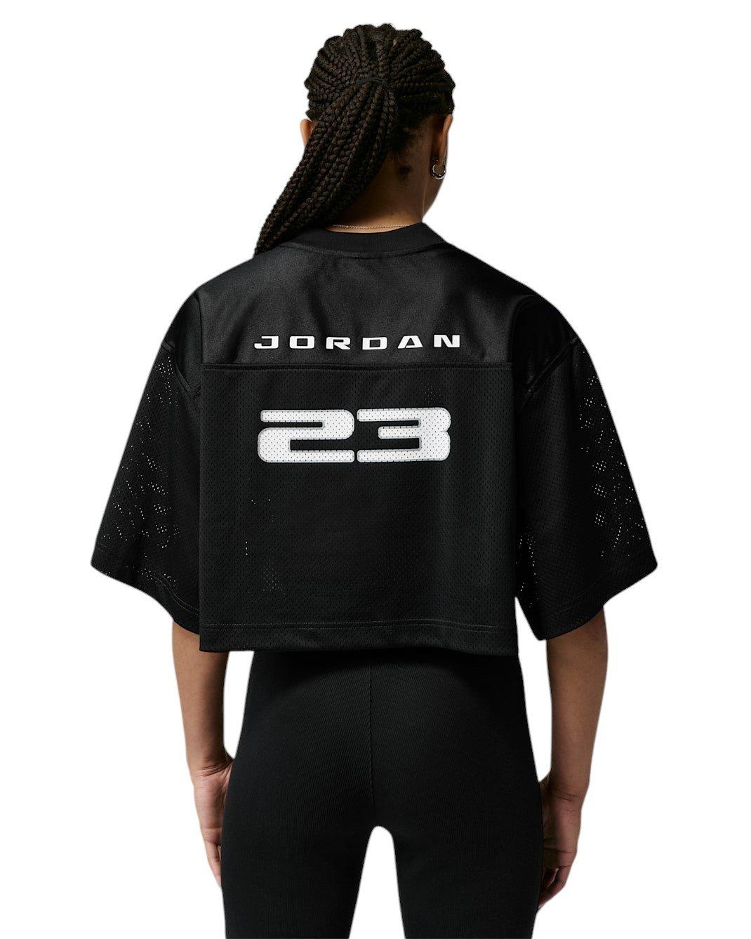 Jordan Women's Brooklyn Jersey Top - BLACK