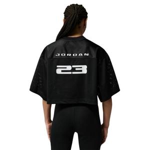 Jordan Women's Brooklyn Jersey Top - BLACK