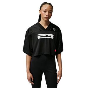 Jordan Women's Brooklyn Jersey Top - BLACK