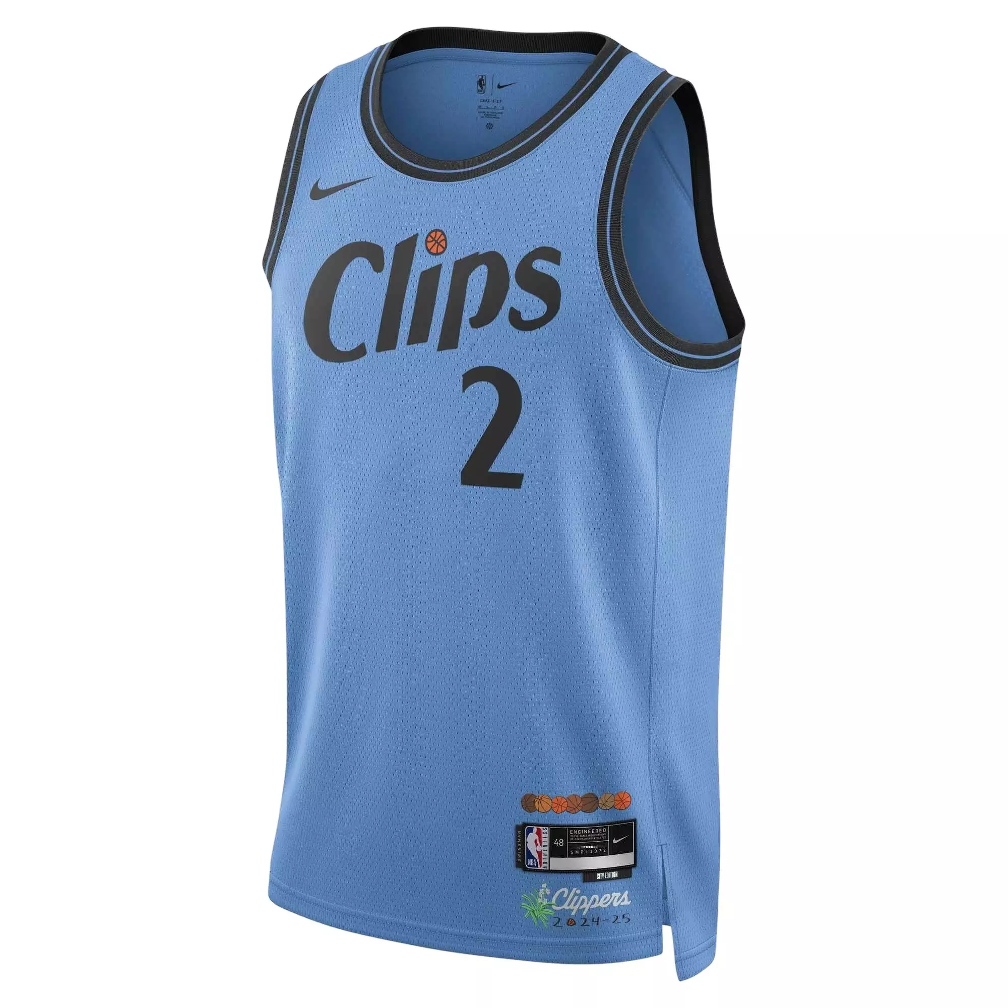 Nike Men's Dri-FIT Kawhi Leonard LA Clippers 2024/25 City Edition NBA Swingman Jersey -Blue - BLUE