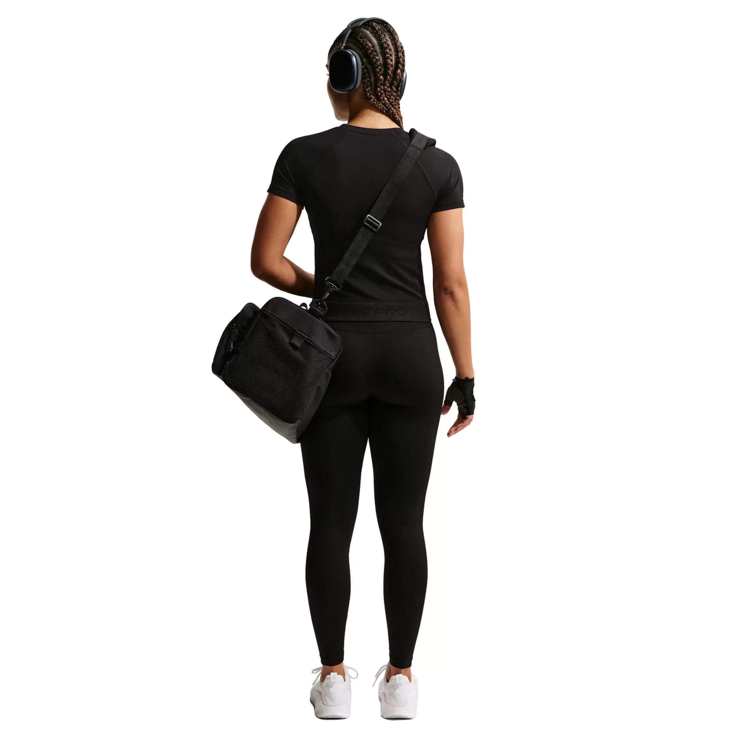 Nike Women's Pro Seamless Short-Sleeve Dri-FIT T-Shirt - BLACK