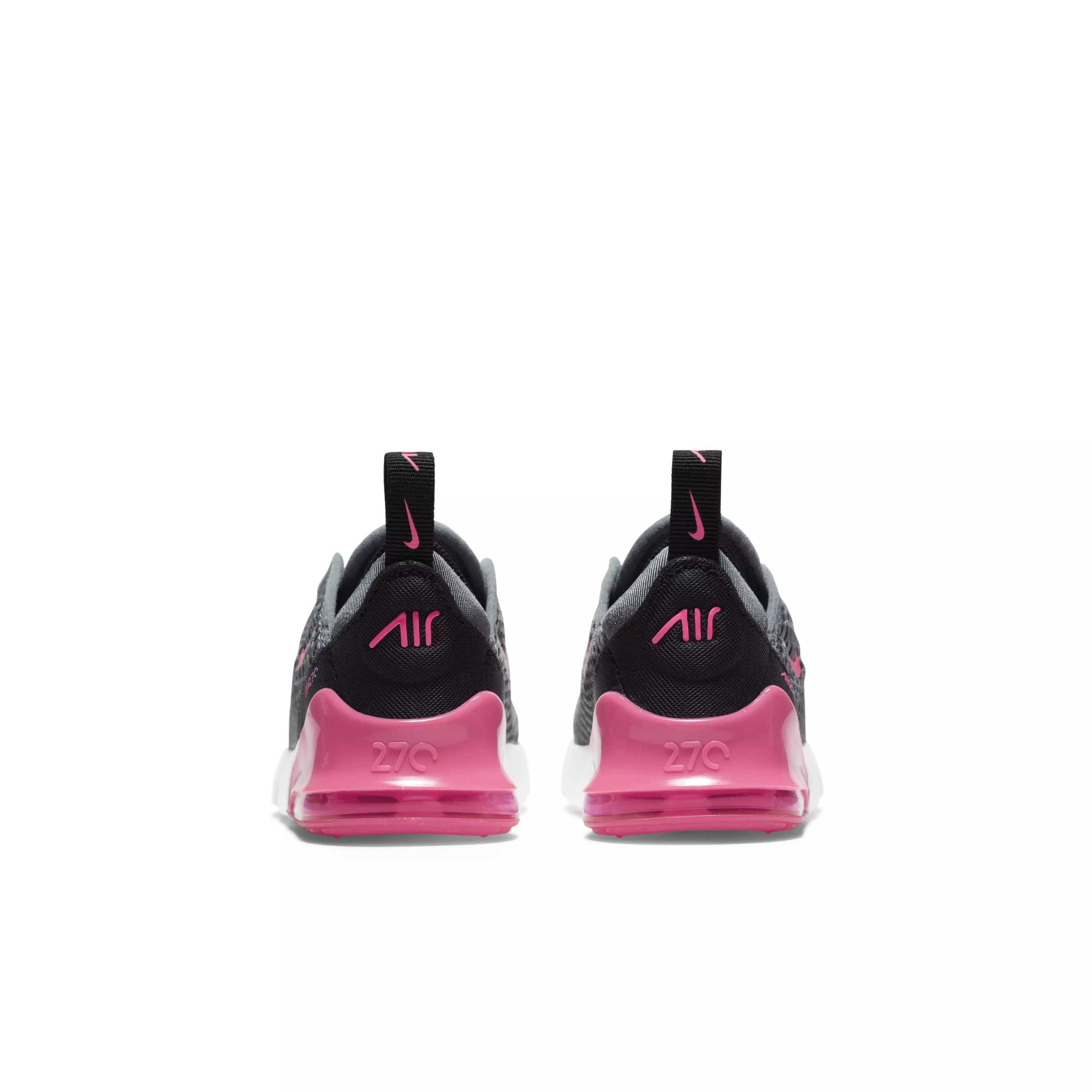 Nike Air Max 270 "Dark Grey/Pink" Toddler Girls' Shoe - GREY