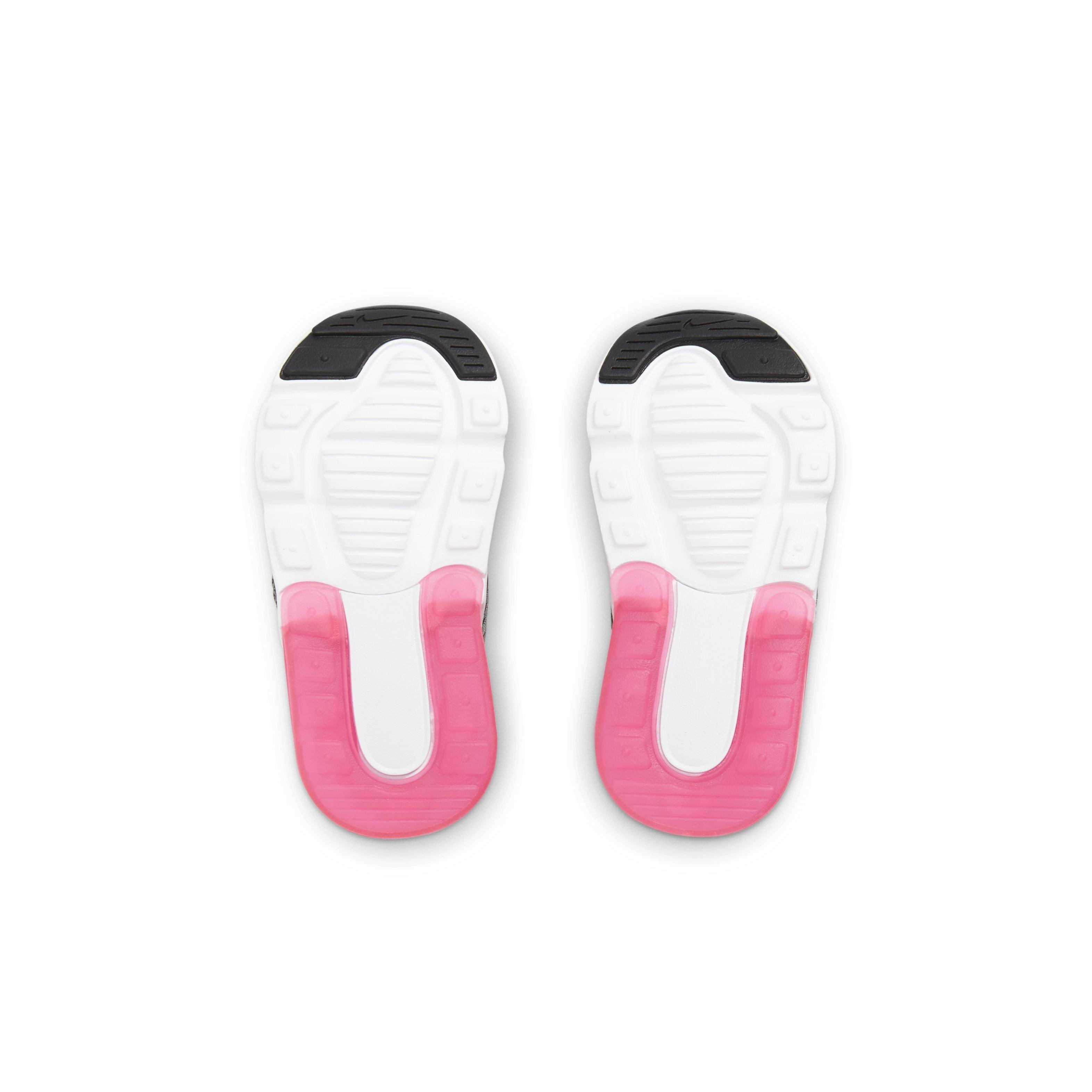 Nike Air Max 270 "Dark Grey/Pink" Toddler Girls' Shoe - GREY Thumbnail View 6