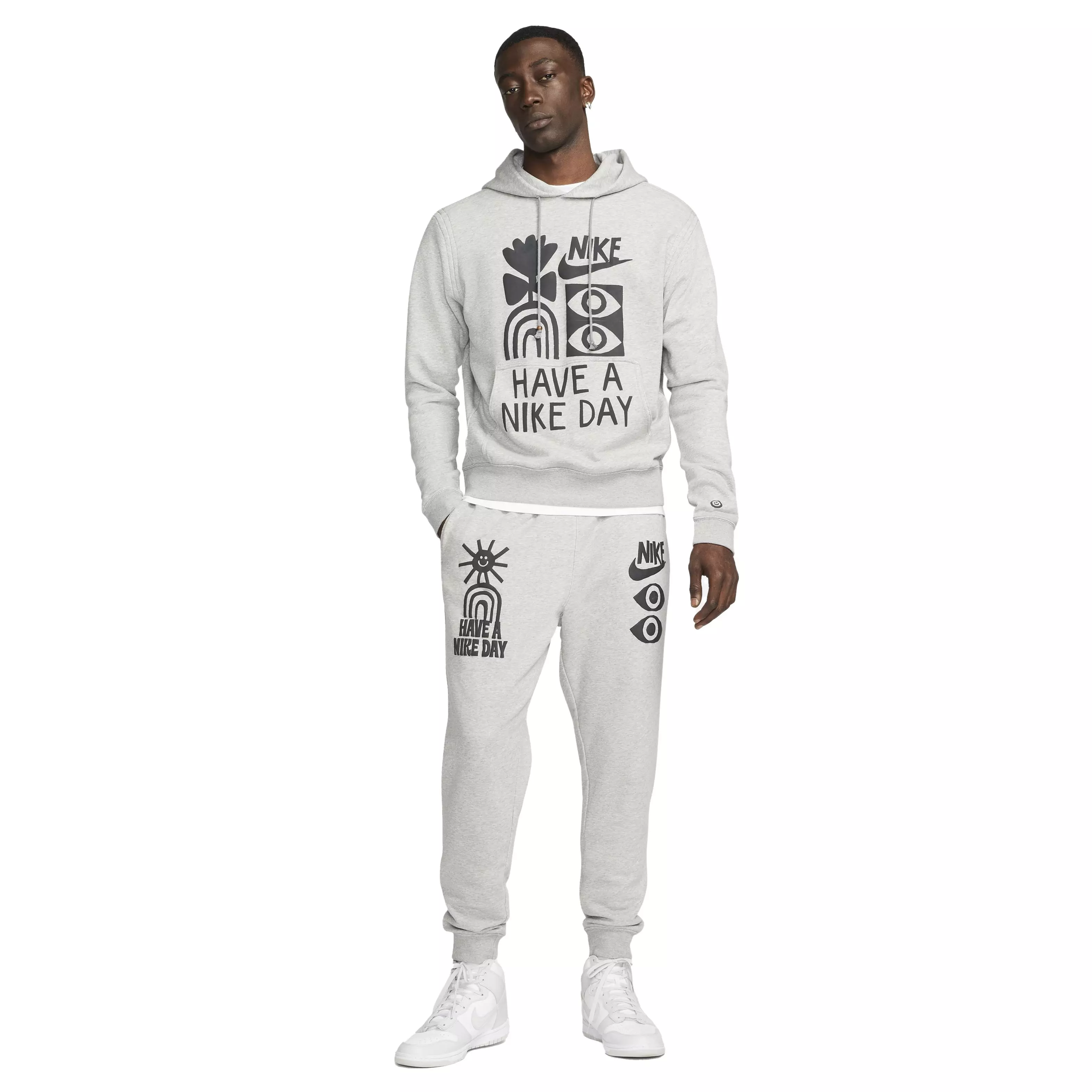 Nike Men's Sportswear HBR-S French Terry Pants - GREY