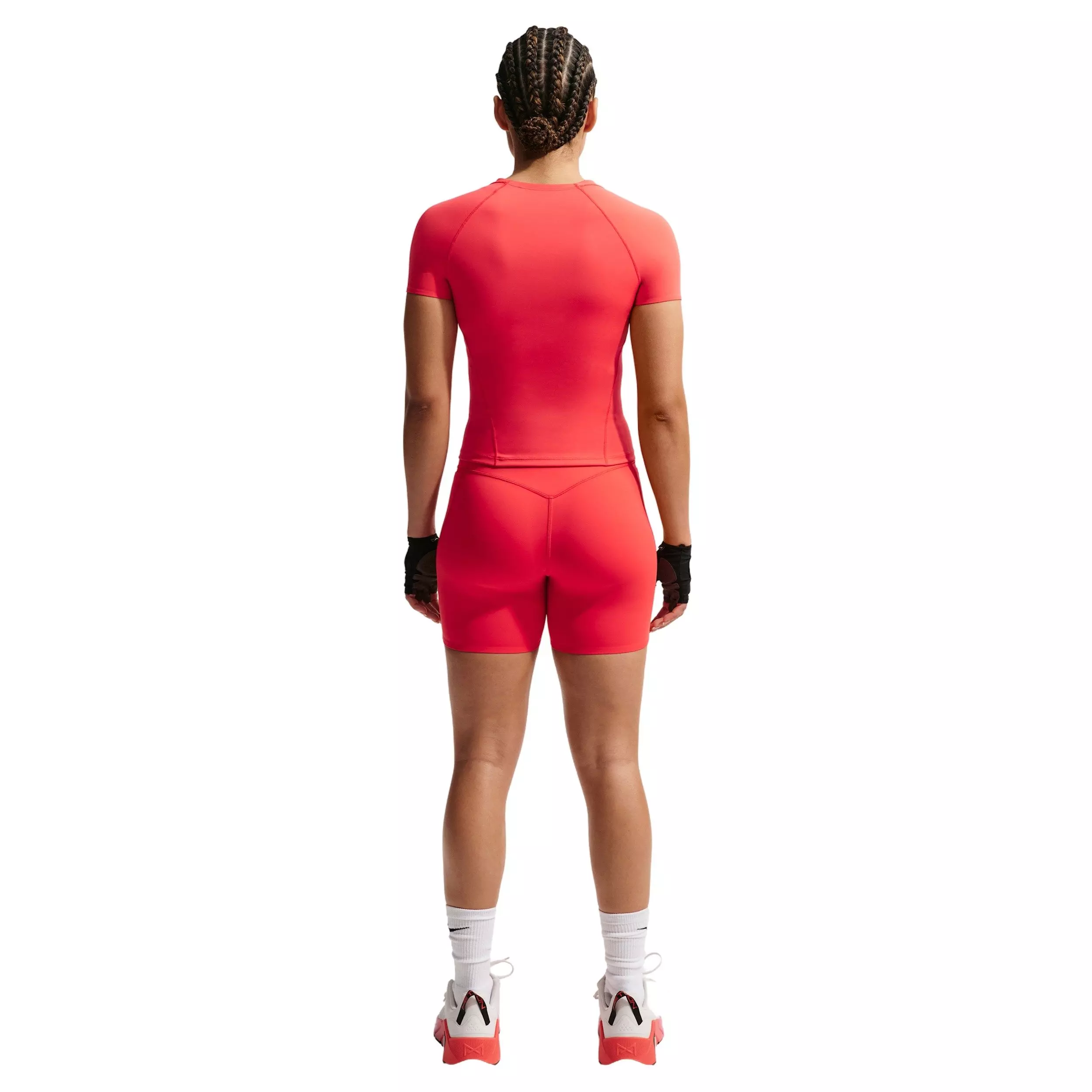 Nike Women's Universa Dri-FIT Short-Sleeve Top - Lt Crimson - LT CRIMSON