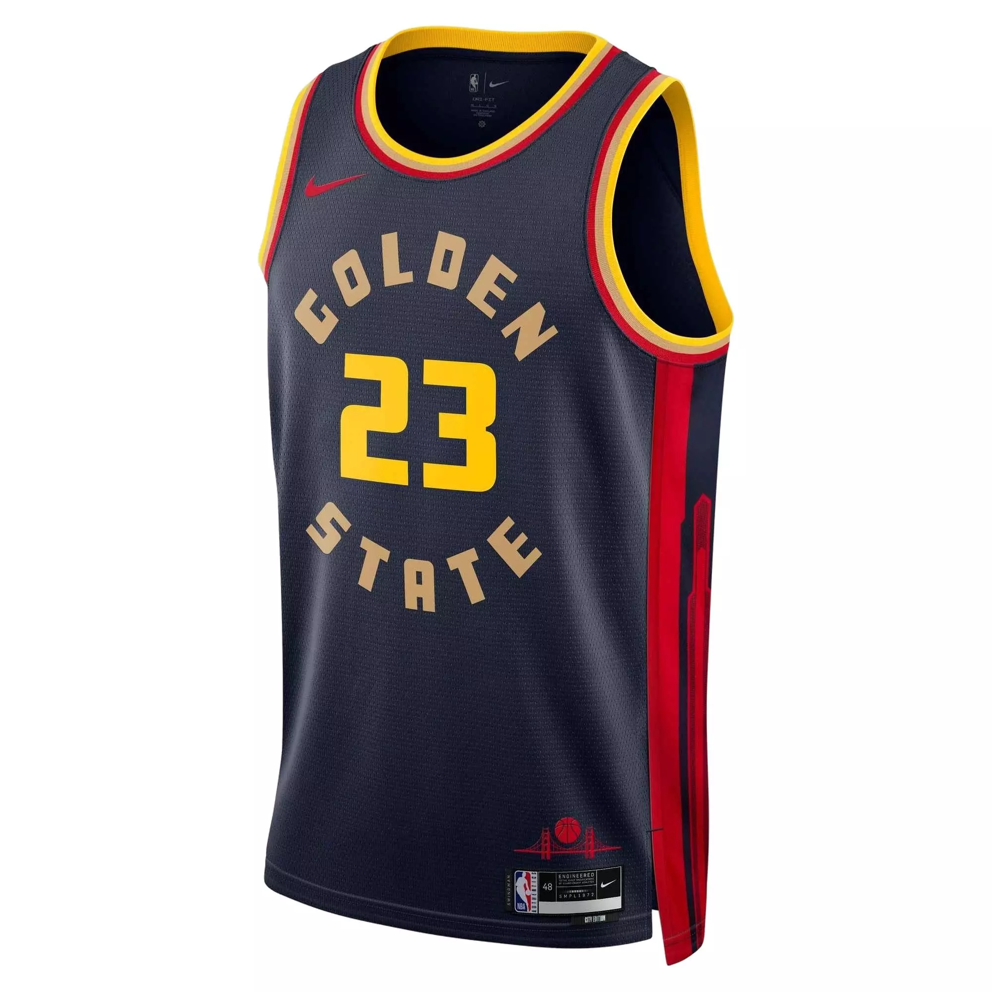 Nike Men's Dri-FIT Draymond Green​ GS Warriors 2024/25 City Edition NBA Swingman Jersey -Navy - NAVY