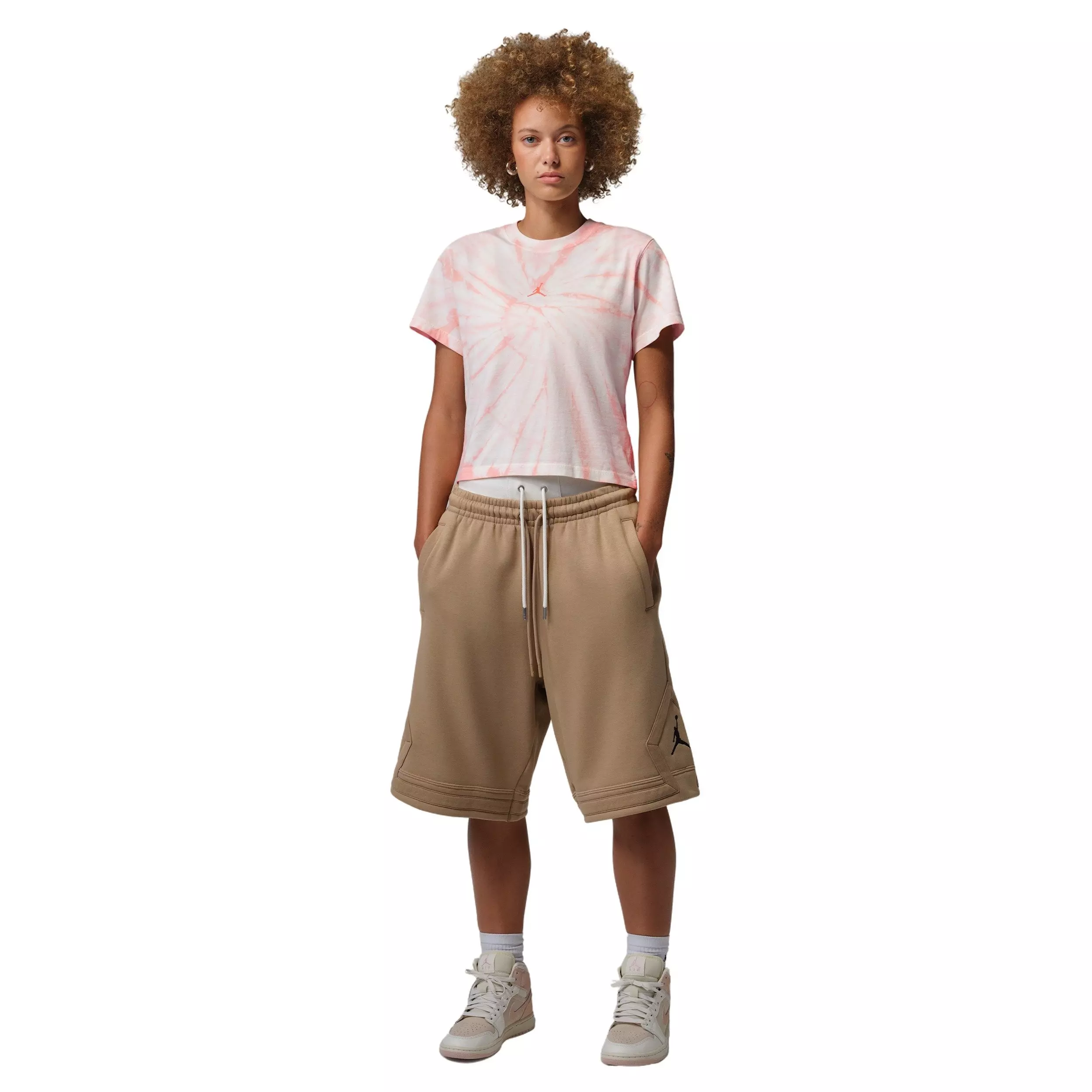 Jordan Women's Brooklyn Graphic AOP Tee - SAIL