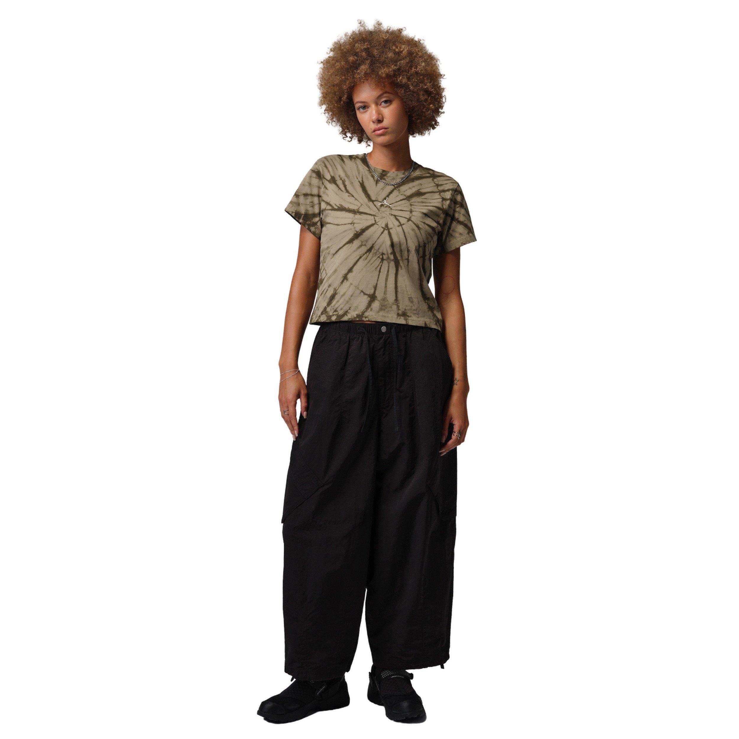 Jordan Women's Brooklyn Graphic AOP Tee - KHAKI Thumbnail View 4