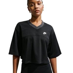 Nike Women's Sportswear Oversized Heritage Cropped Mesh Jersey