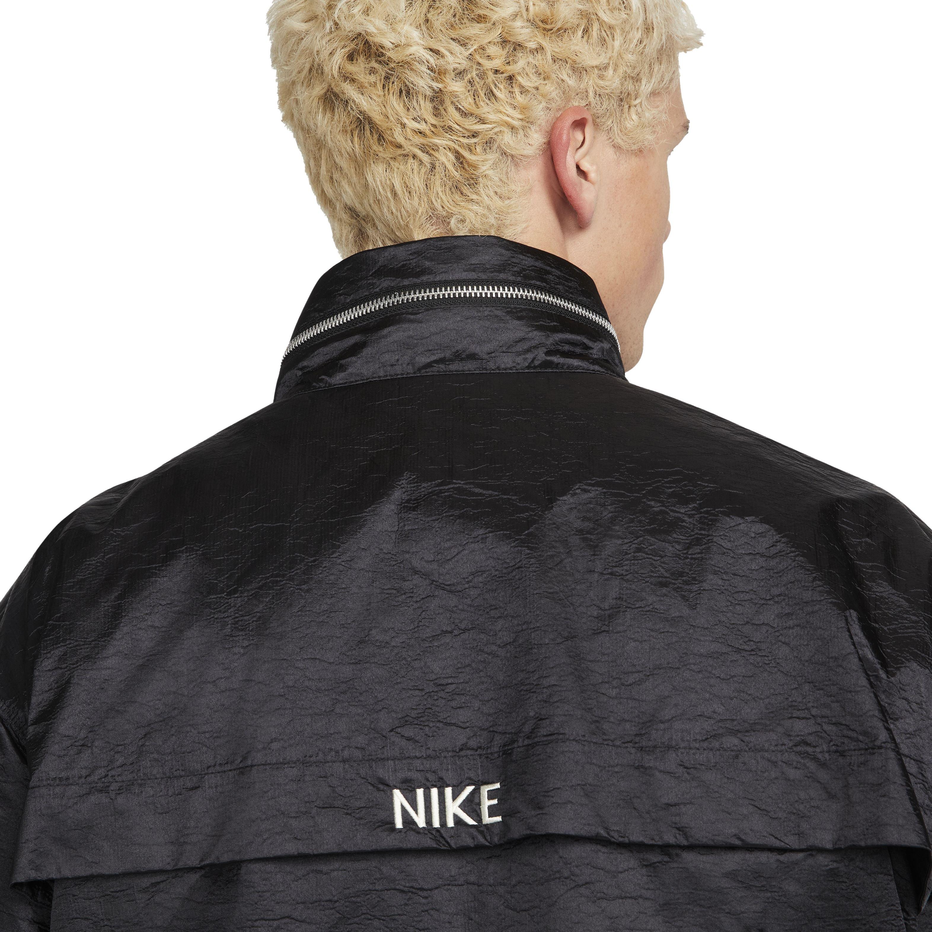 Nike Men's Sportswear Lined Circa Jacket - BLACK Thumbnail View 4
