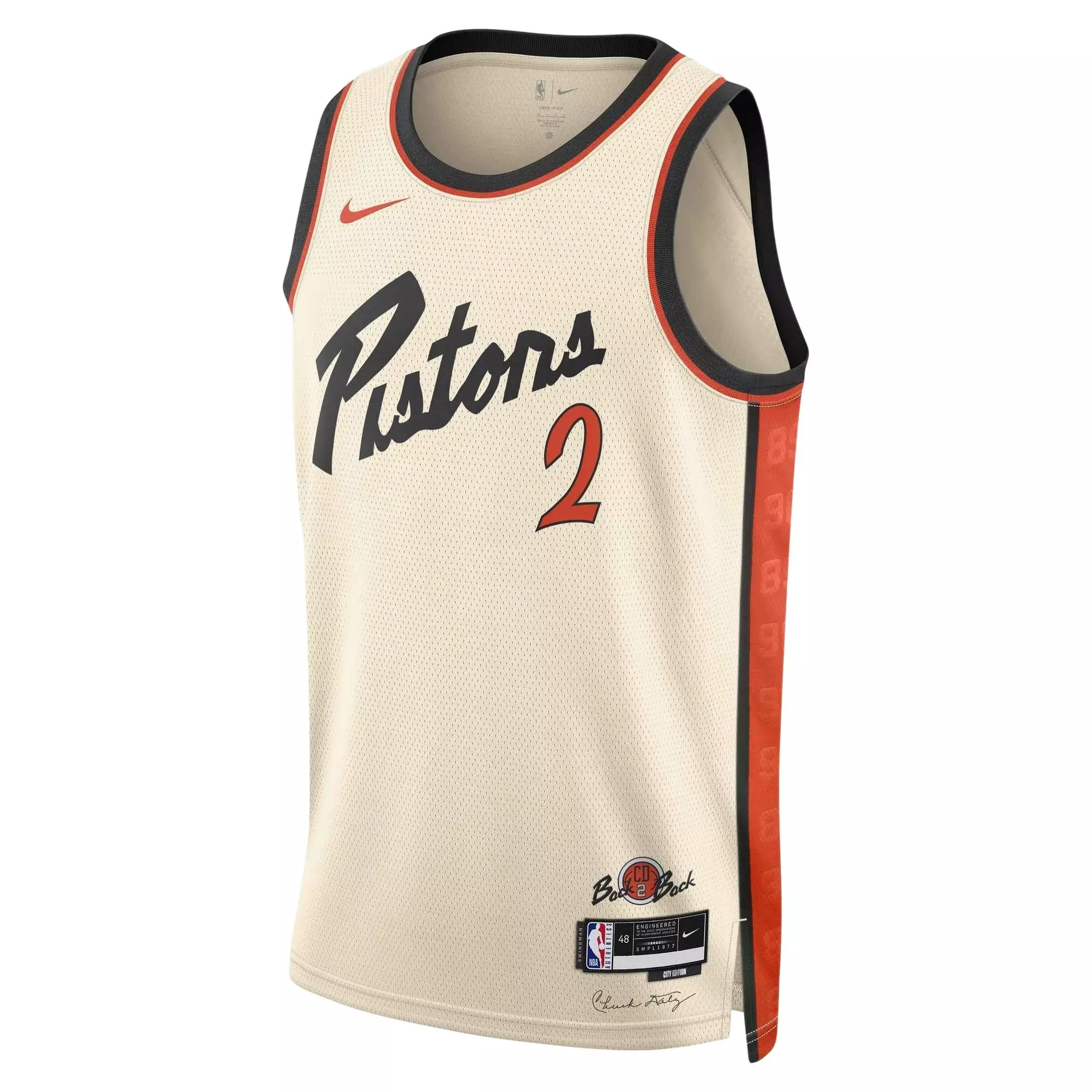 Nike Men's Dri-FIT Cade Cunningham Detroit Pistons 2024/25 City Edition NBA Swingman Jersey -Natural - NATURAL