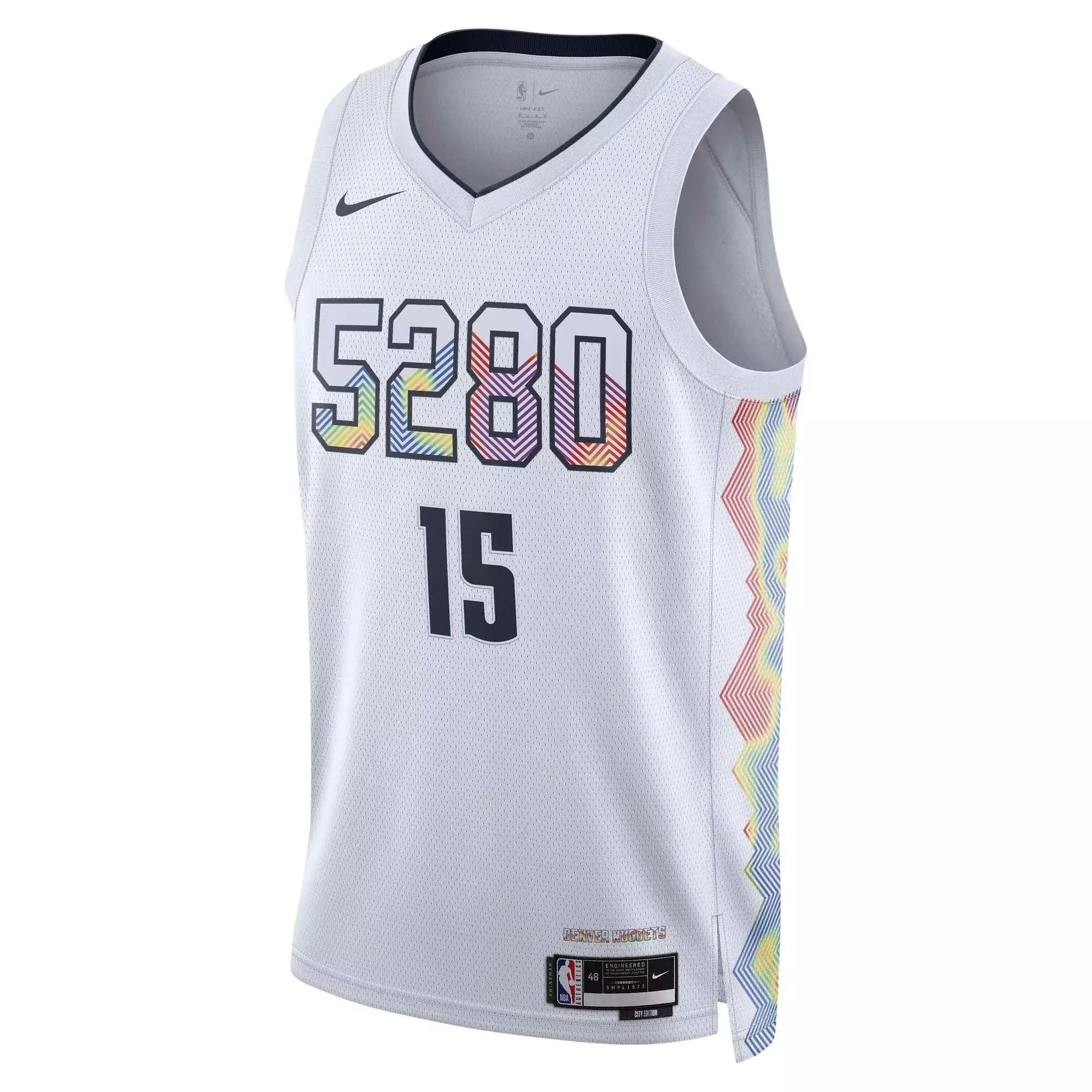 Nike Men's Dri-FIT Nikola Jokić Denver Nuggets 2024/25 City Edition NBA Swingman Jersey -White - WHITE