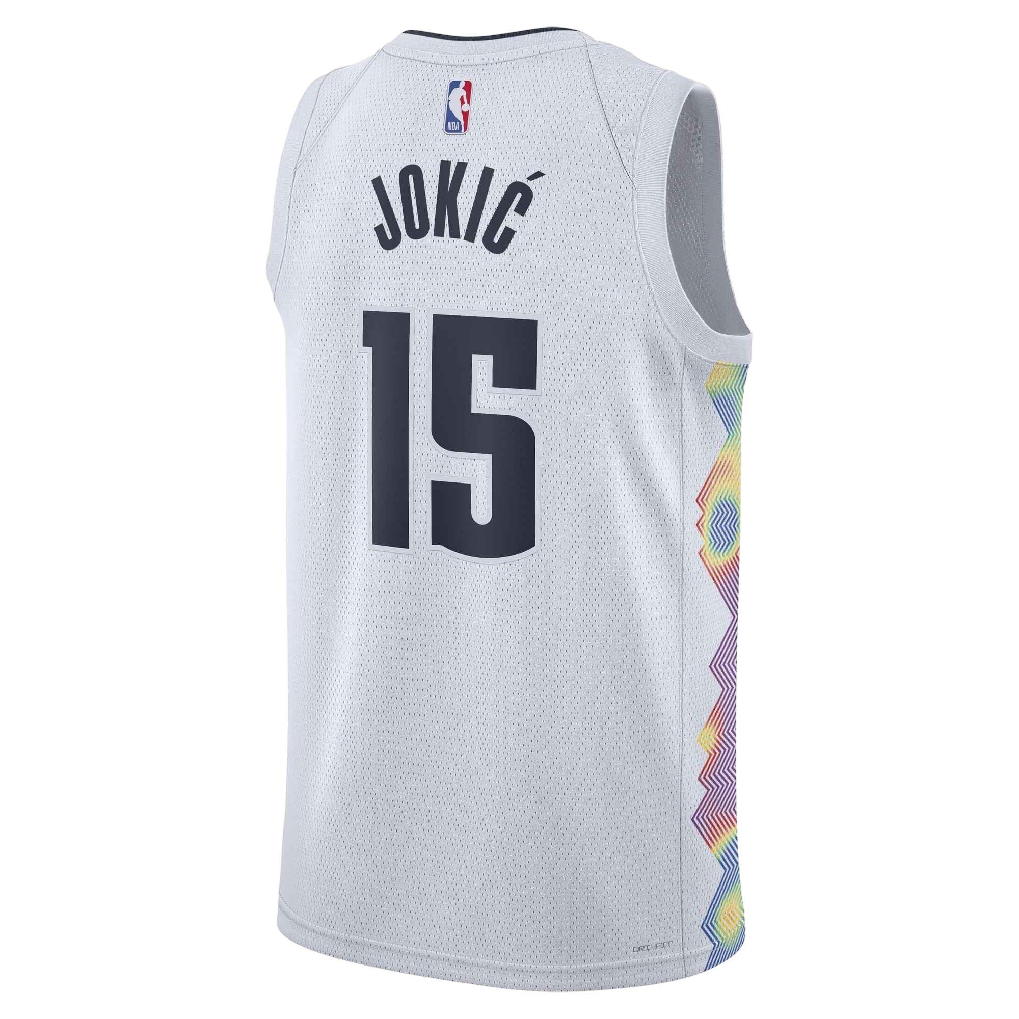 DENVER バスケットボールユニフォーム 15番 Nike Men's Dri-FIT Nikola Jokić Denver Nuggets 2024/25 City