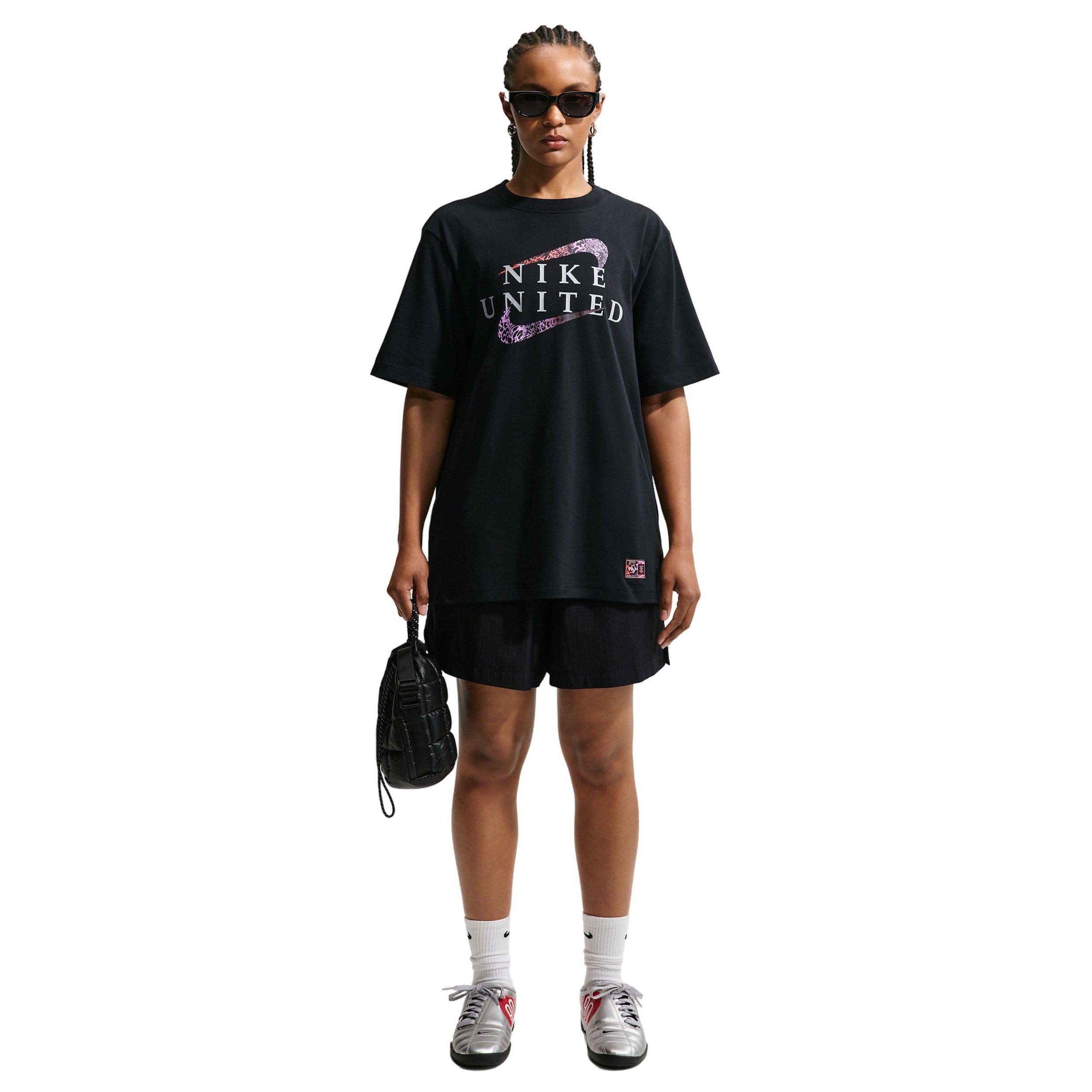 Nike Women's United Soccer T-Shirt - BLACK Thumbnail View 4