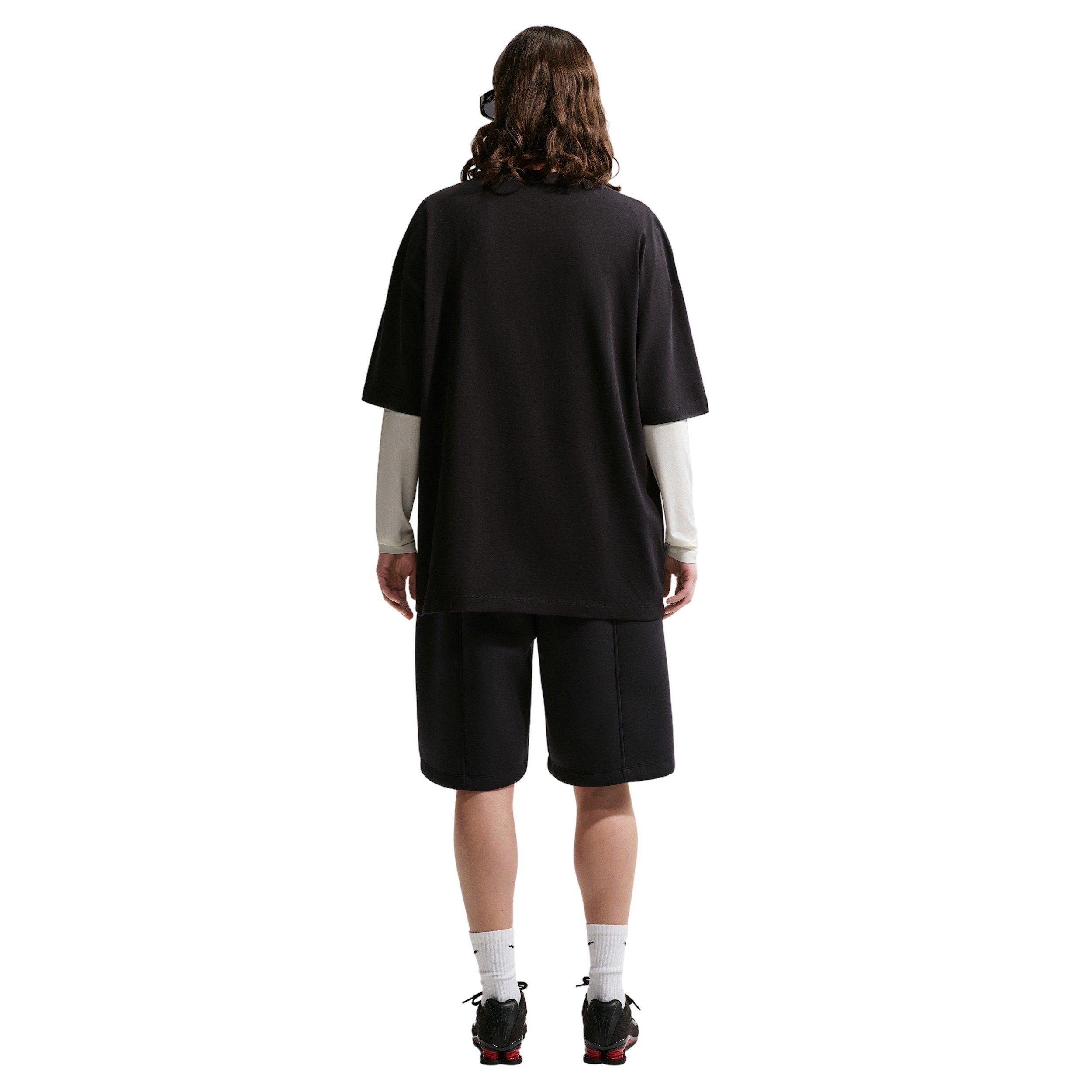Nike Women's Sportswear Classic Oversized ST6 T-Shirt - Black - BLACK Thumbnail View 5