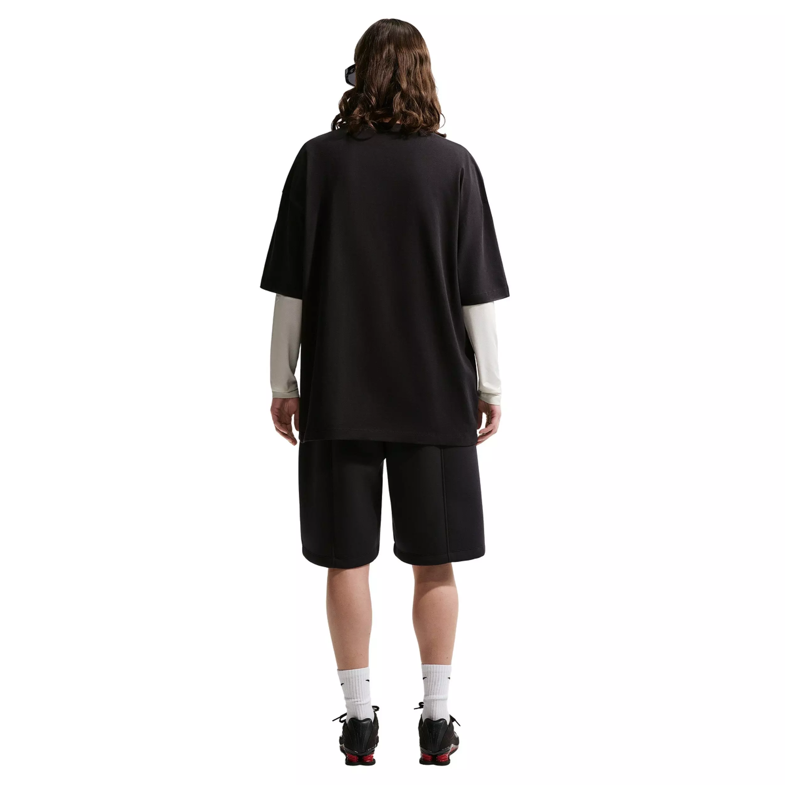 Nike Women's Sportswear Classic Oversized ST6 T-Shirt - Black - BLACK