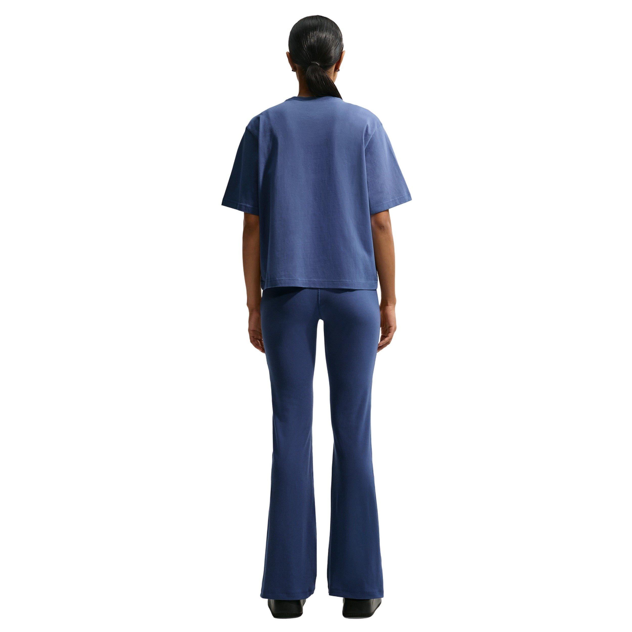 Nike Women's Sportswear Classic Loose T-Shirt - Navy - NAVY Thumbnail View 5