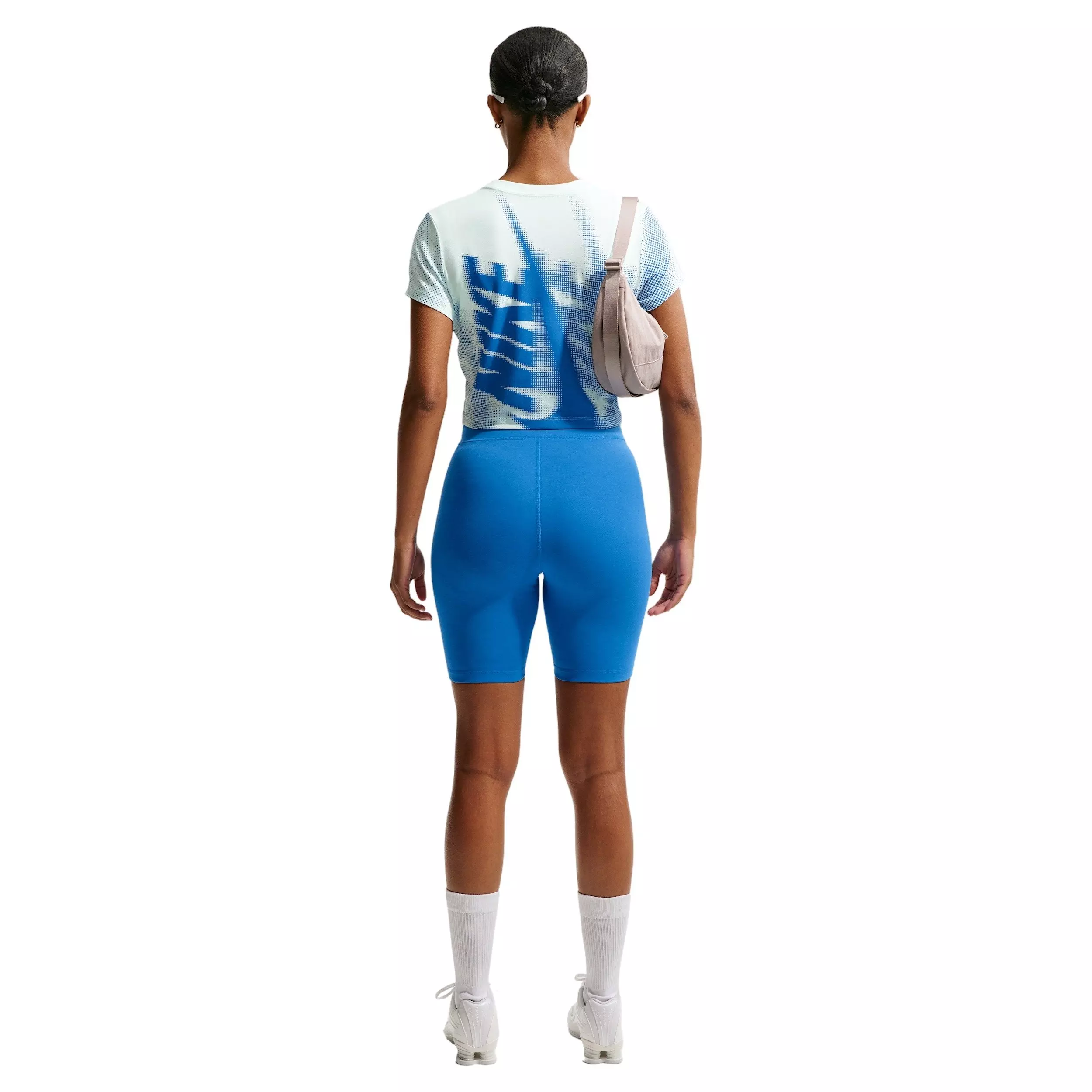 Nike Women's Sportswear Chill Knit Slim Cropped T-Shirt - BARELY GREEN