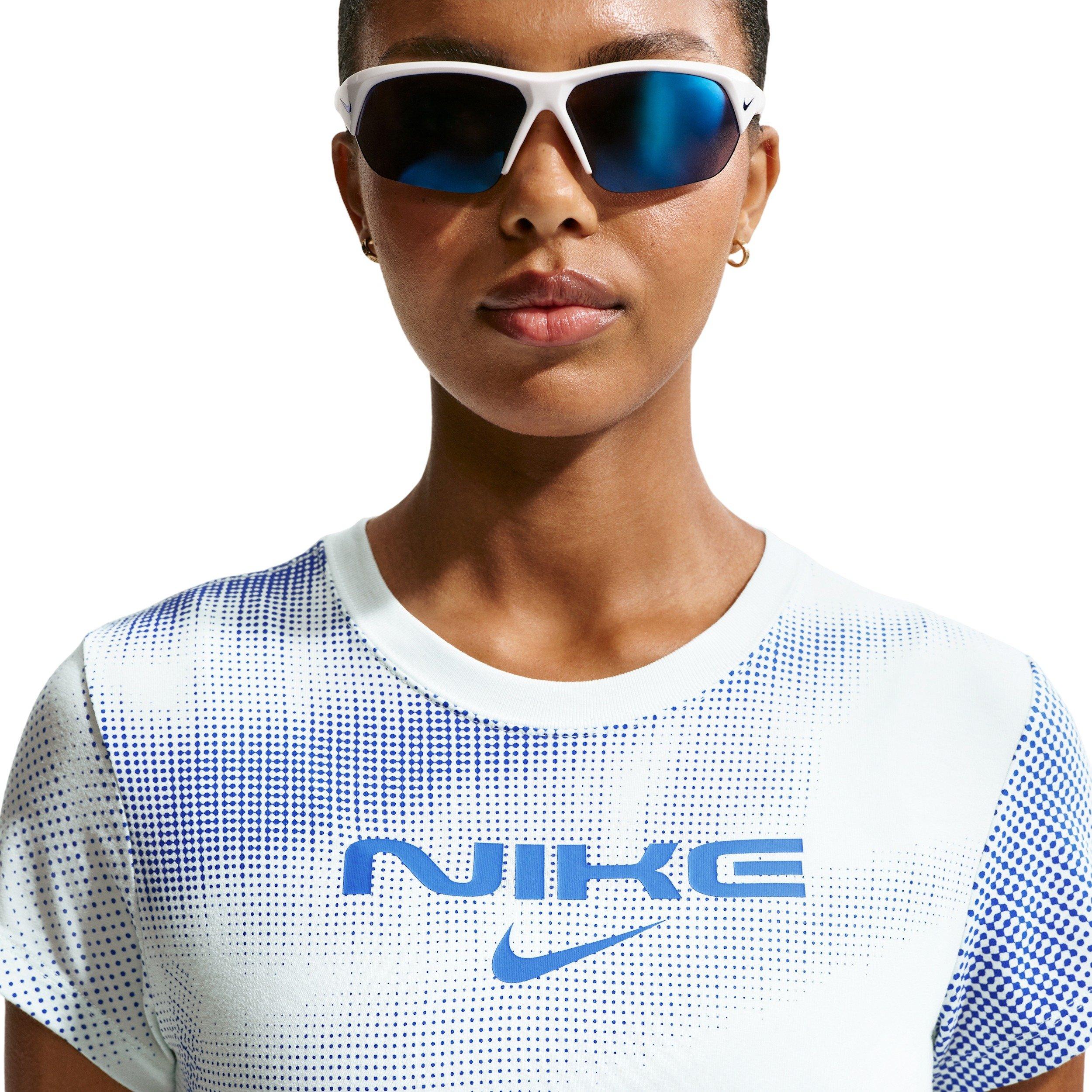 Nike Women's Sportswear Chill Knit Slim Cropped T-Shirt - BARELY GREEN Thumbnail View 5