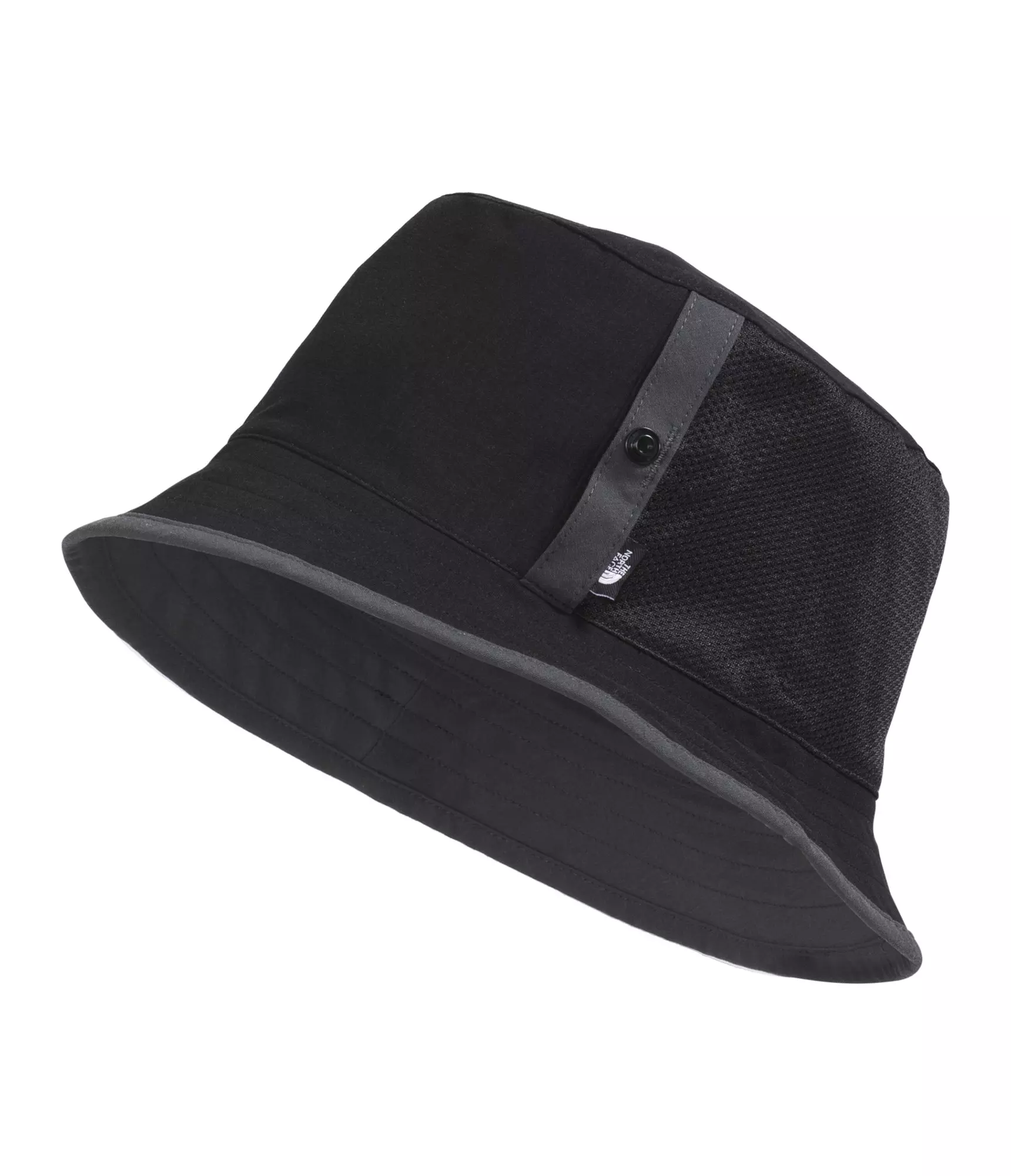 The North Face Class V Reversible Bucket Hat-Black/Grey - BLACK/GREY