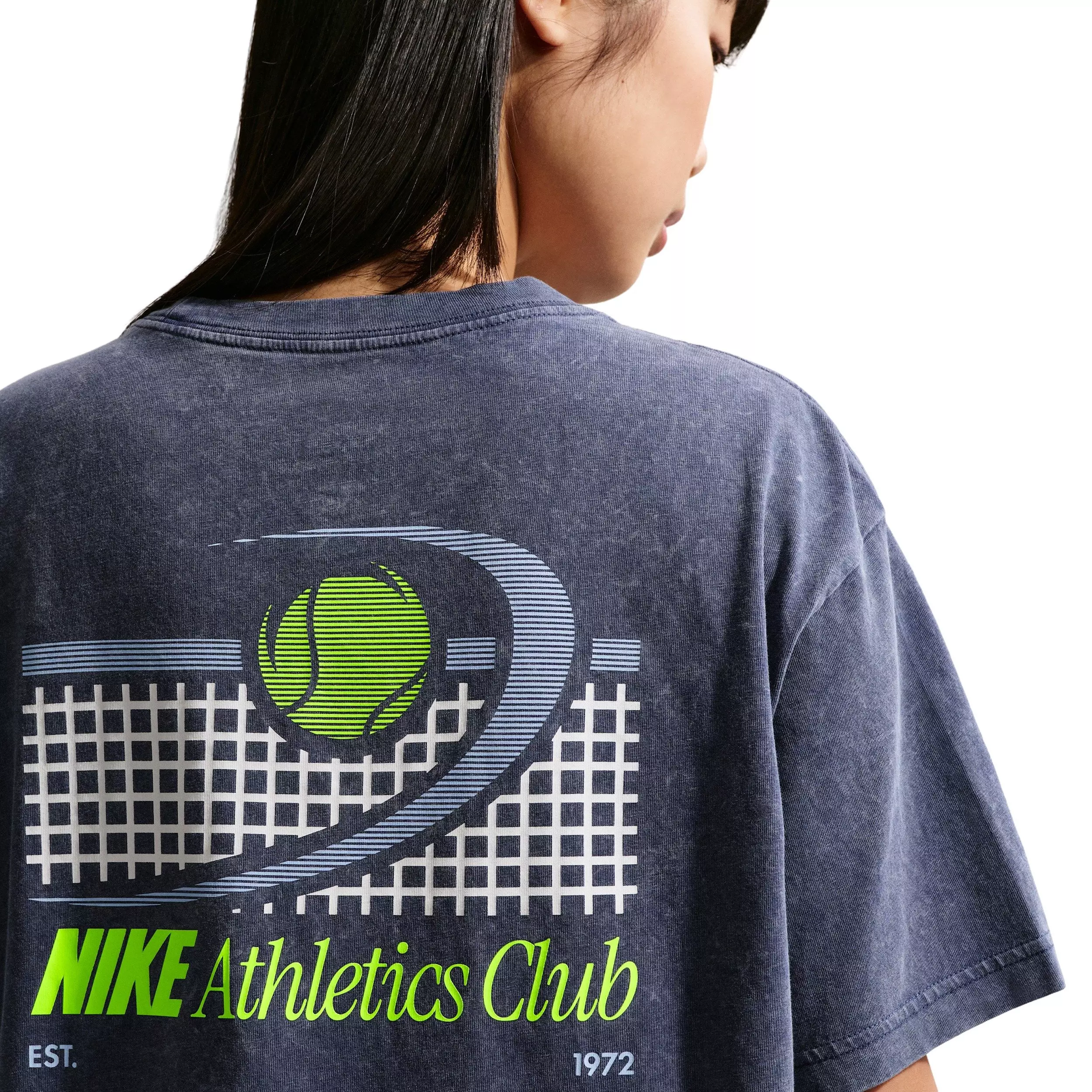 Nike Women's Sportswear Classic Oversized T-Shirt - NAVY