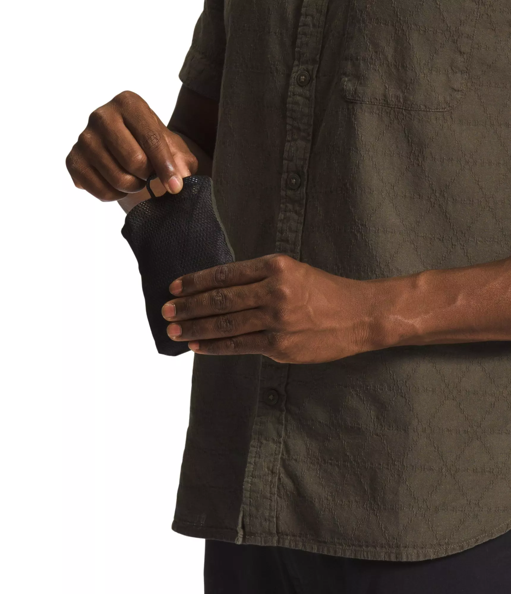 The North Face Class V Reversible Bucket Hat-Green/Khaki - GREEN/KHAKI