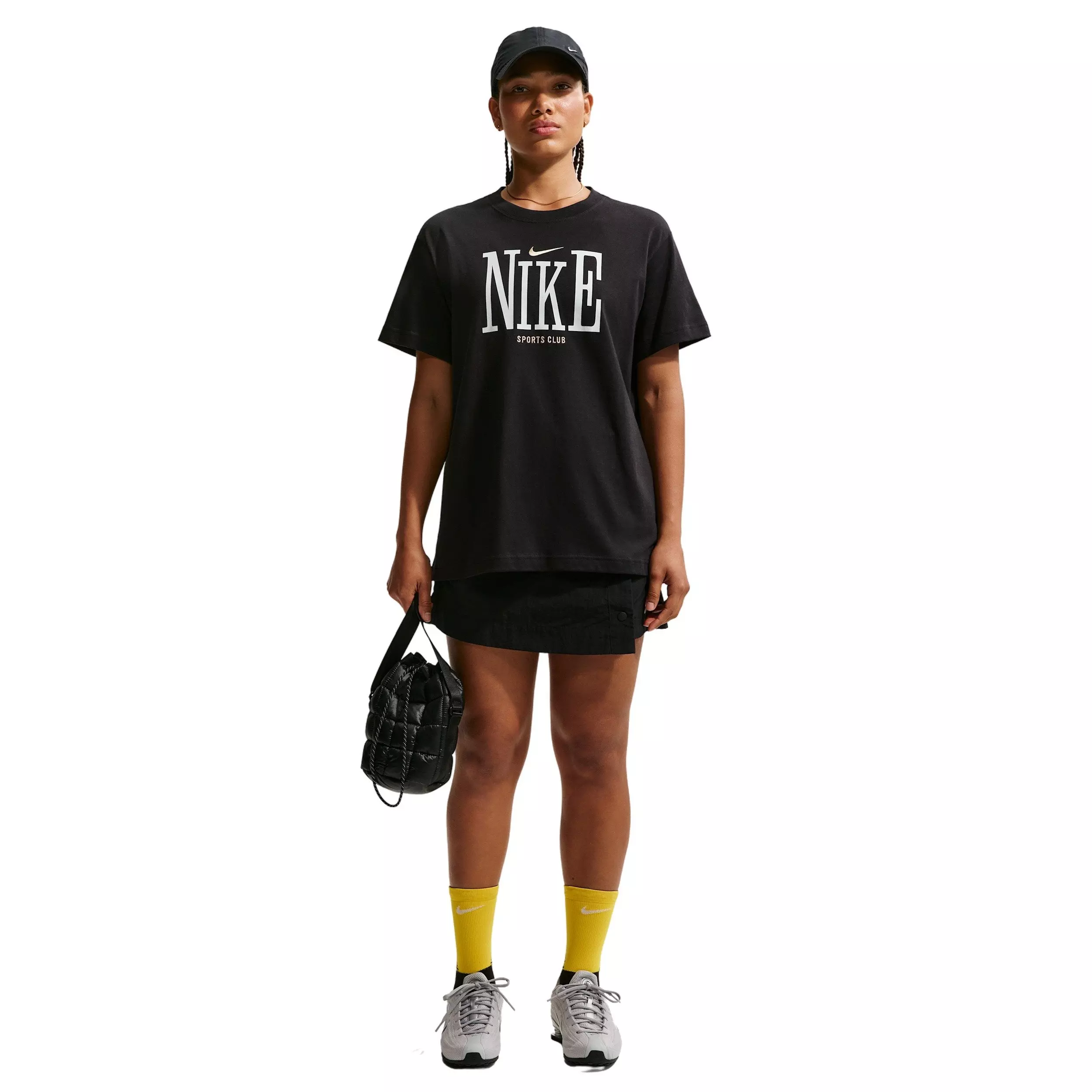 Nike Women's Sportswear Classic Oversized T-Shirt - BLACK