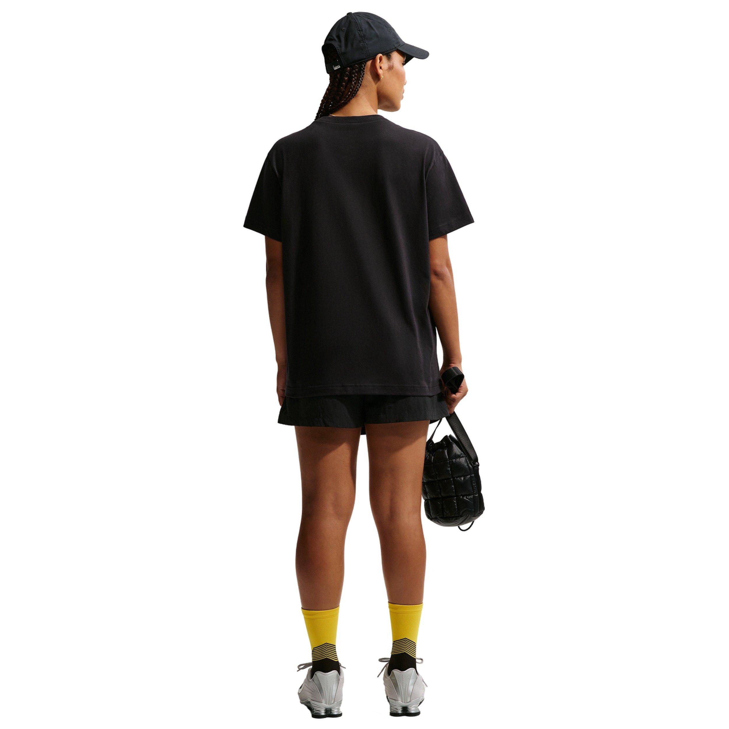 Nike Women's Sportswear Classic Oversized T-Shirt - BLACK Thumbnail View 5