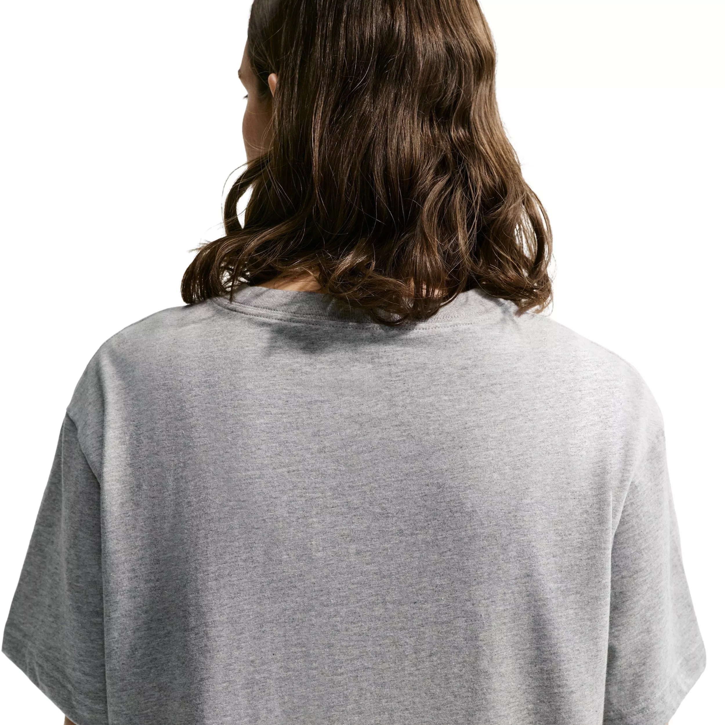 Nike Women's Sportswear Classic Sports Club Oversized T-Shirt - DK GREY