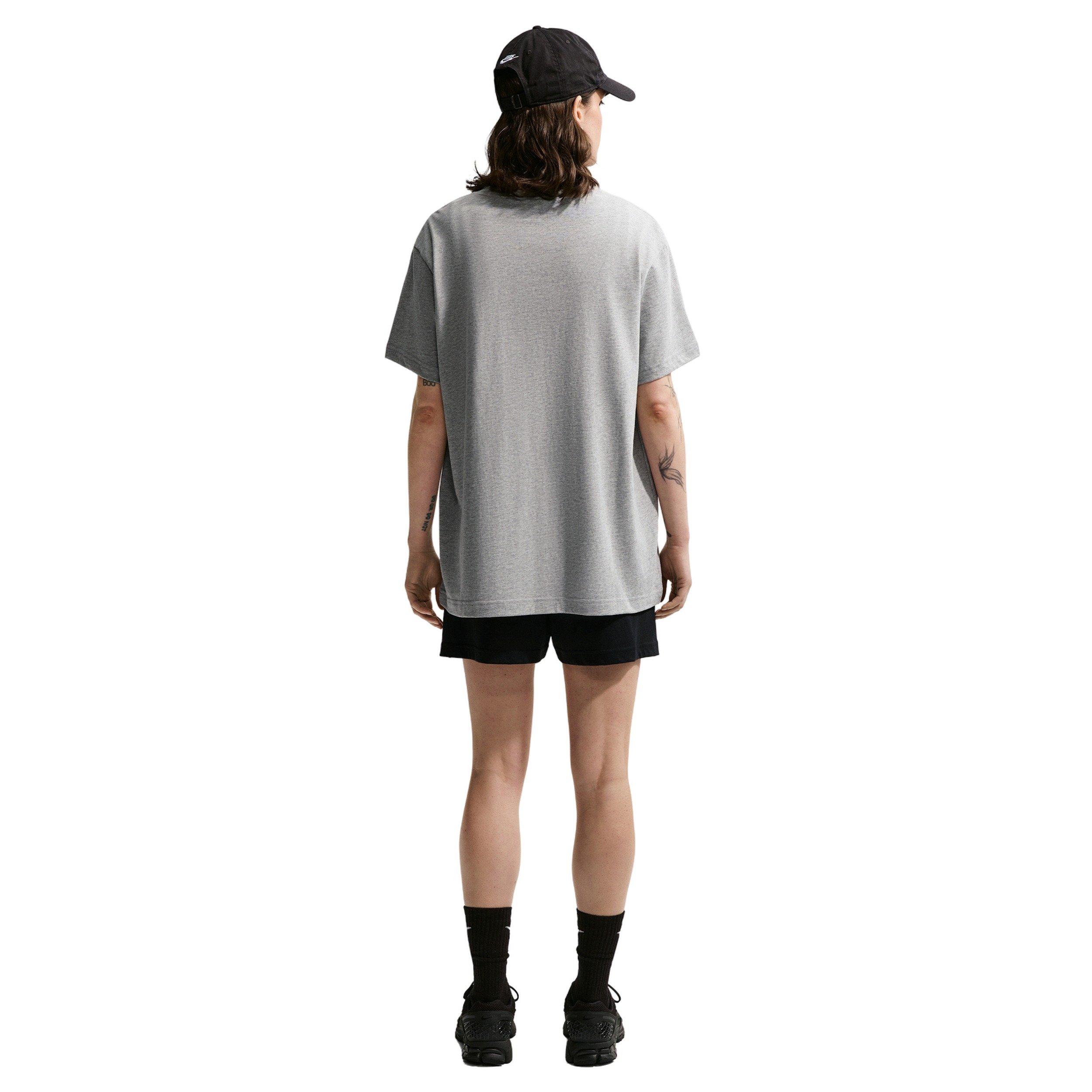 Nike Women's Sportswear Classic Sports Club Oversized T-Shirt - DK GREY Thumbnail View 5