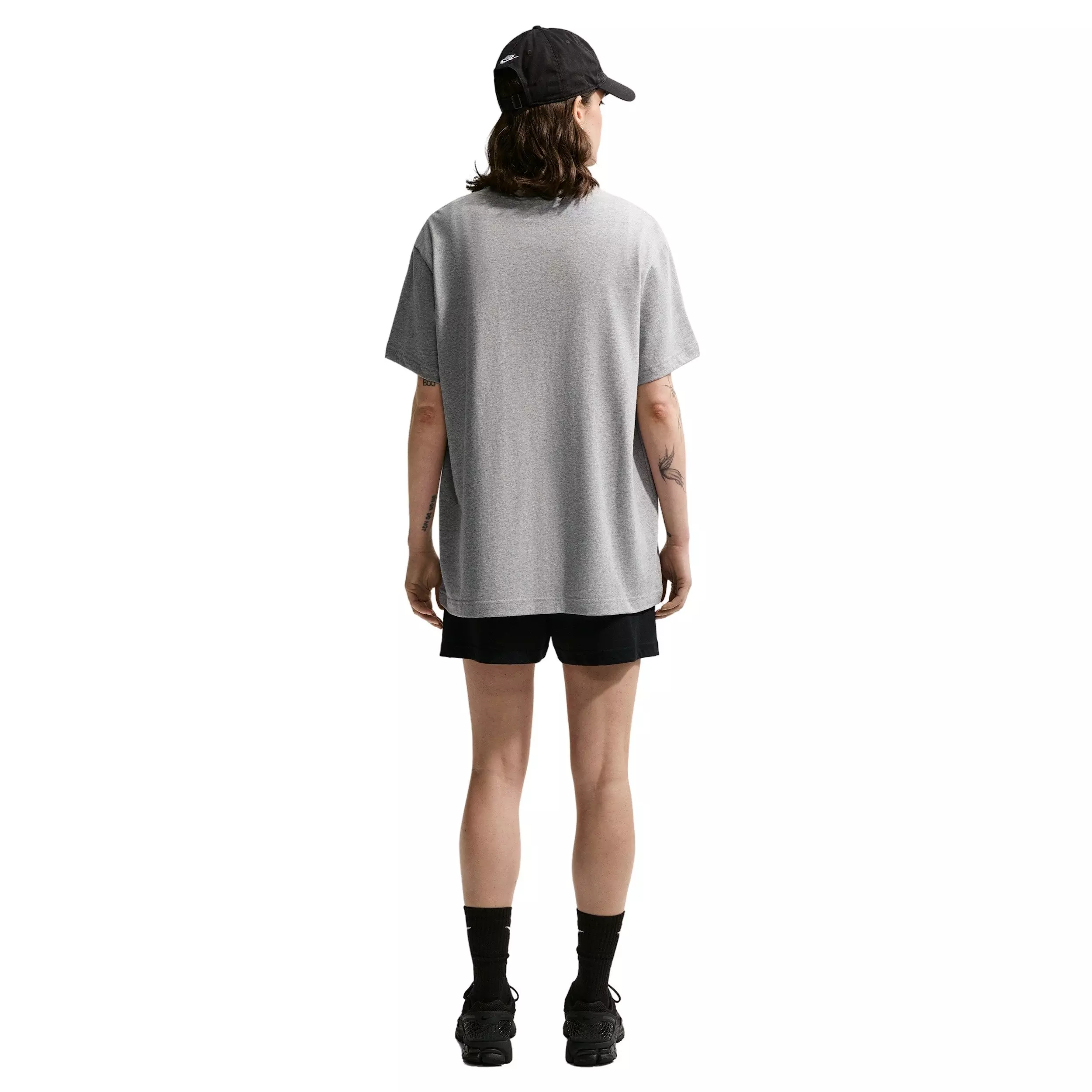 Nike Women's Sportswear Classic Sports Club Oversized T-Shirt - DK GREY
